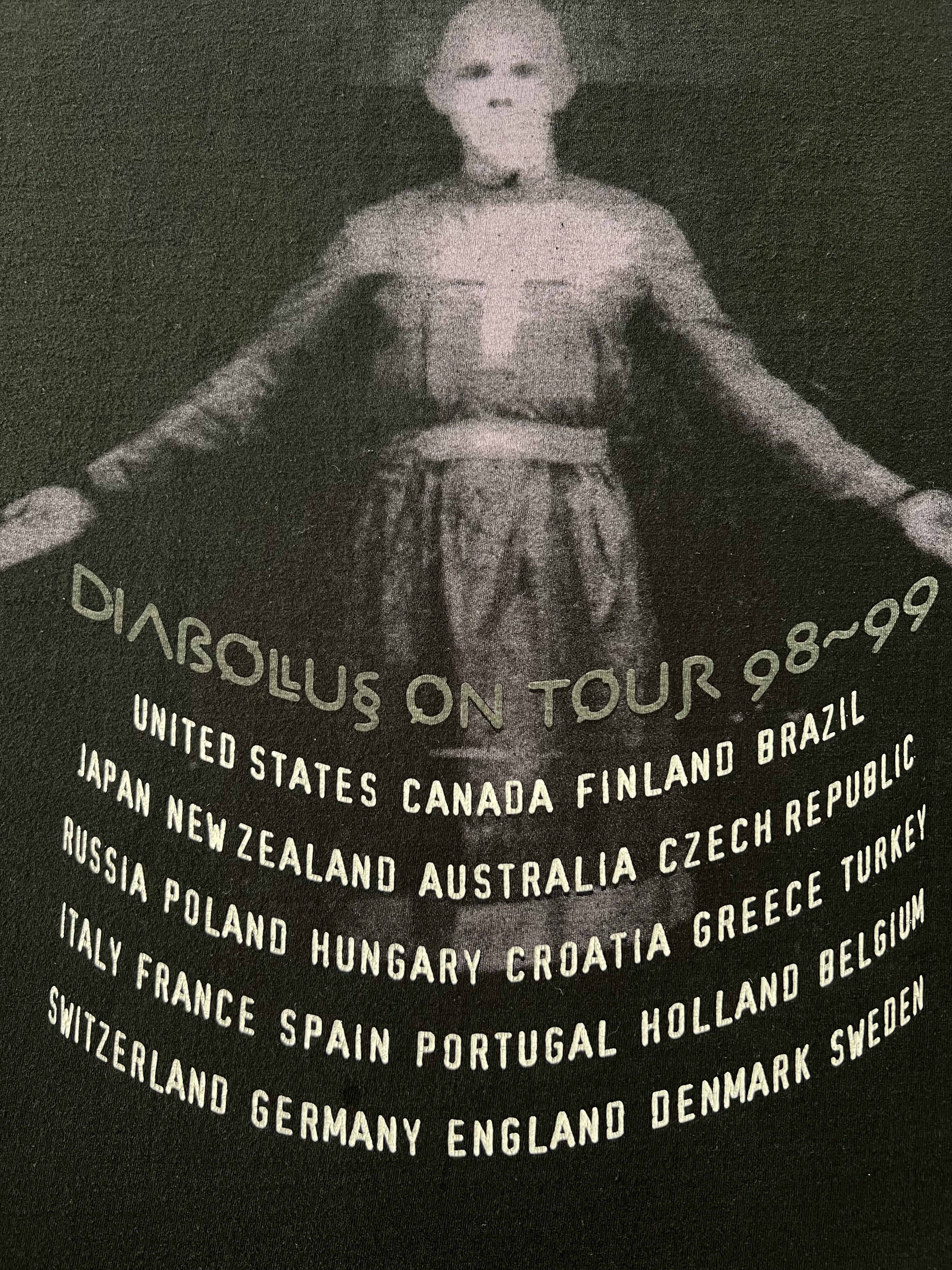 Band Tees Vintage 1998 Slayer Diabolus in Musica Black Long Sleeve Size US XL / EU 56 / 4 - 9 Thumbnail