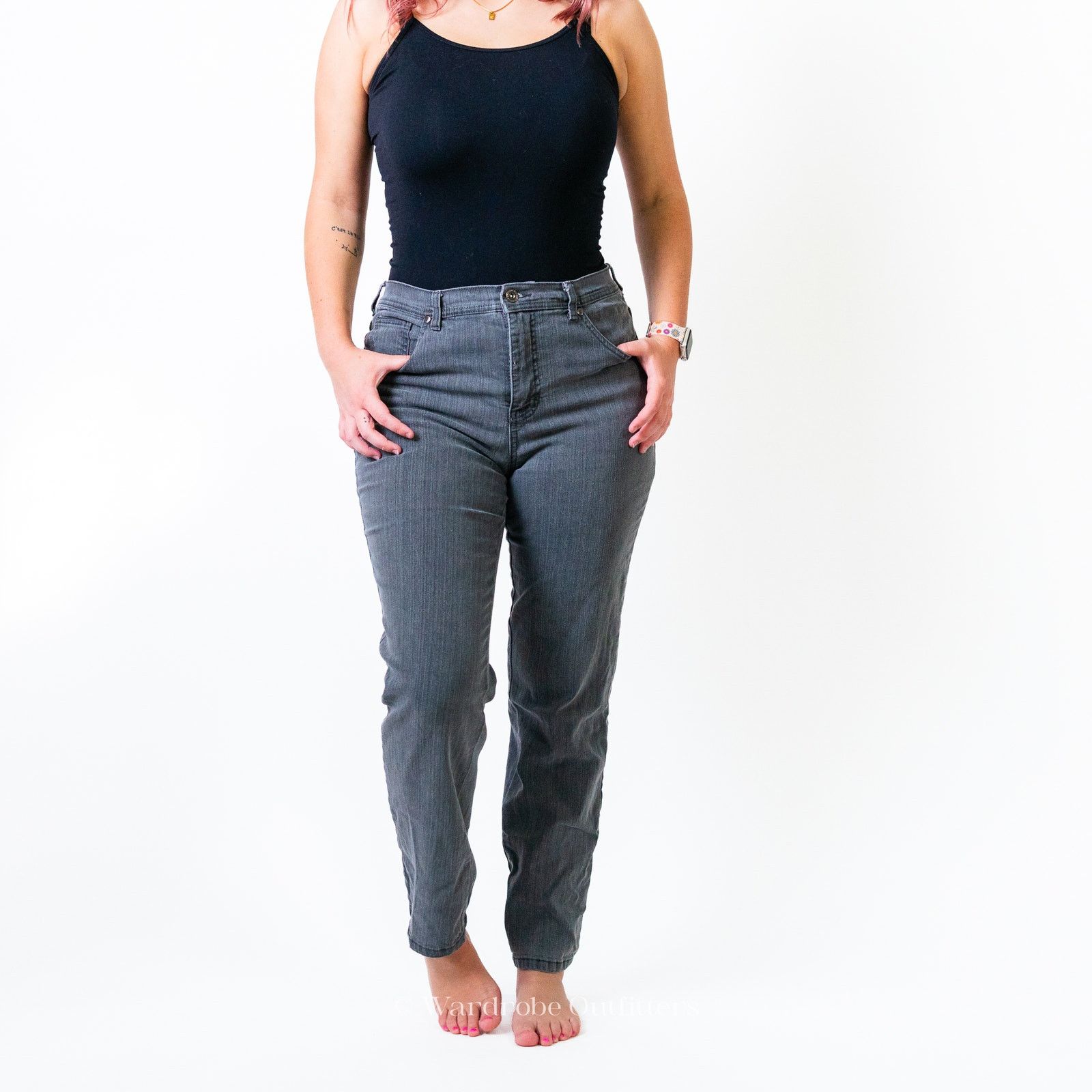 Designer Charter Club Classic Straight Petite Jeans Size 32" / US 10 / IT 46 - 3 Thumbnail