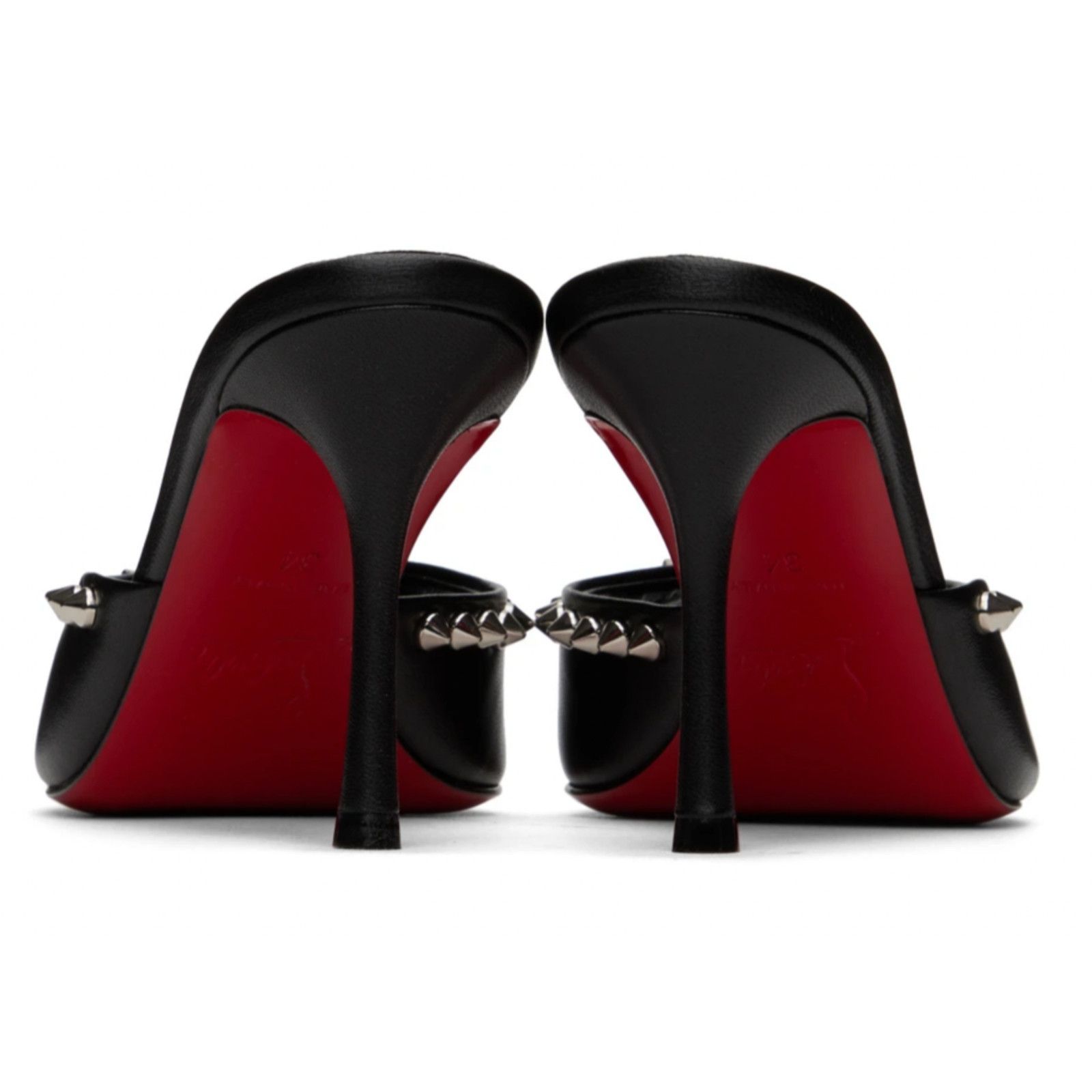 Christian Louboutin Me Dolly Spike 85 Black Backless Sandal Mule Heel Pump 36 Size US 6 / IT 36 - 10 Thumbnail