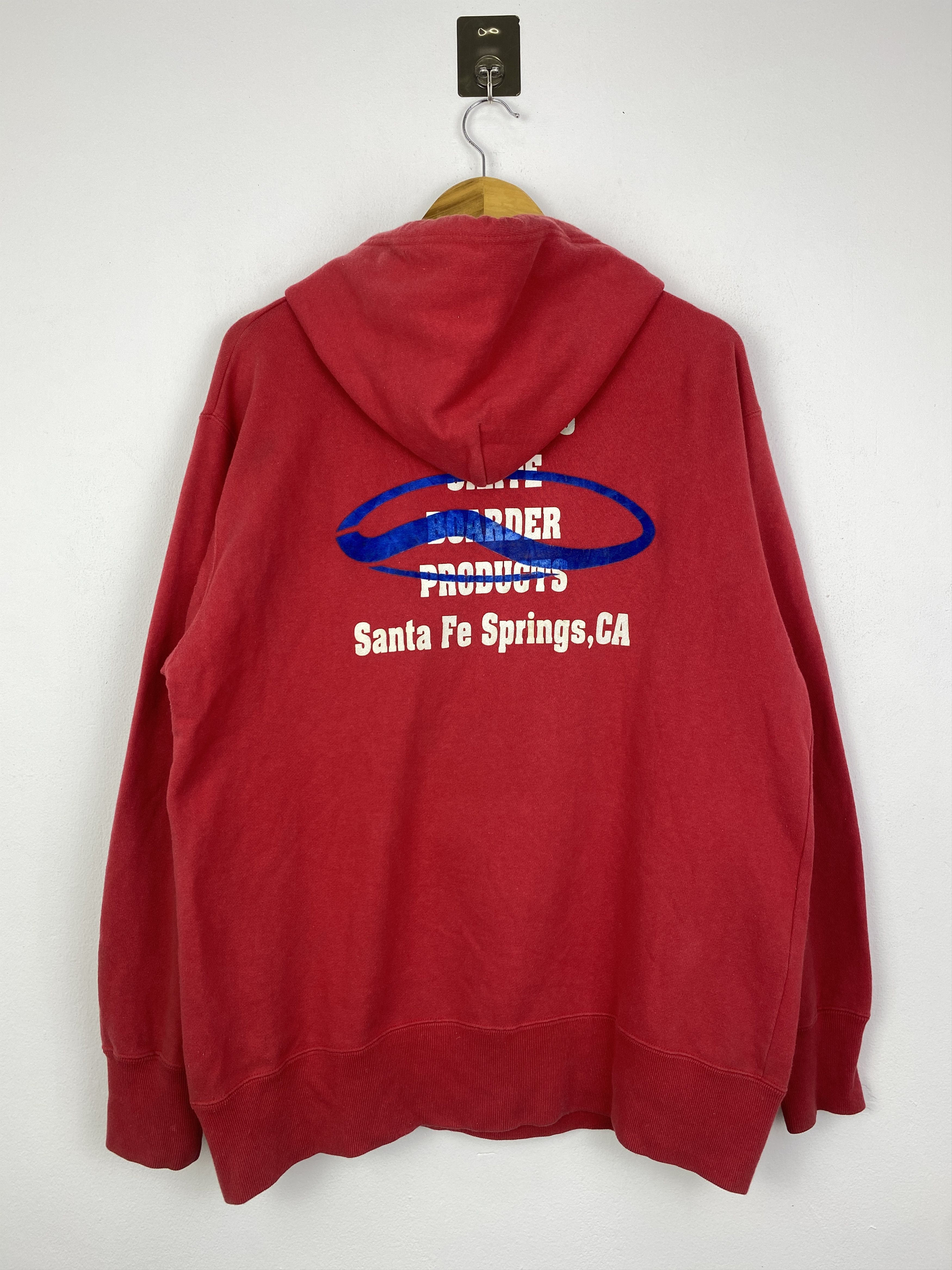 Vans Vintage Vans Central Logo Hoodie Pull Over SH0101 Size US L / EU 52-54 / 3 - 4 Thumbnail