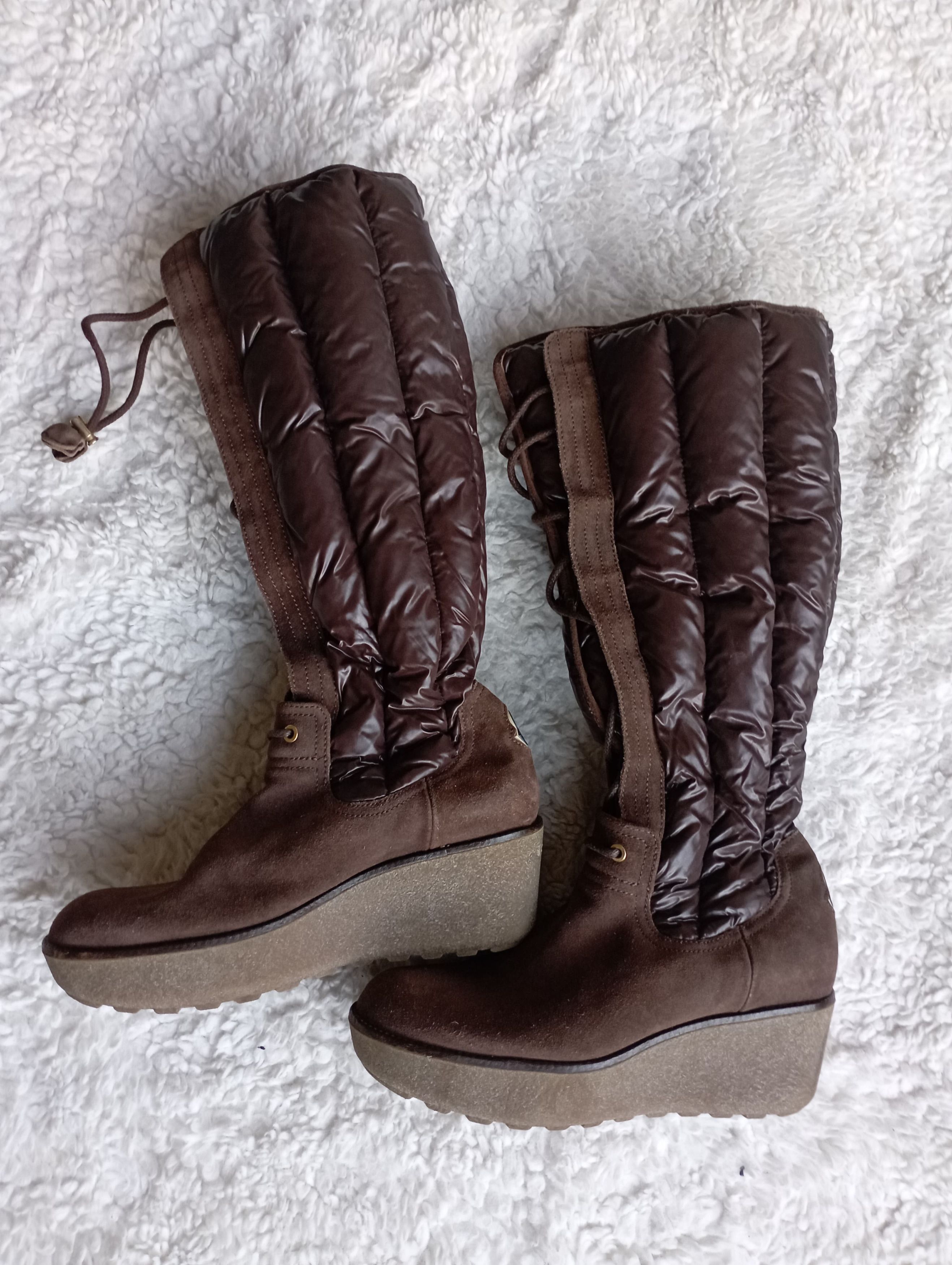 Moncler Moncler Puffy Wedge Winter Boots Size US 7.5 / IT 37.5 - 3 Thumbnail