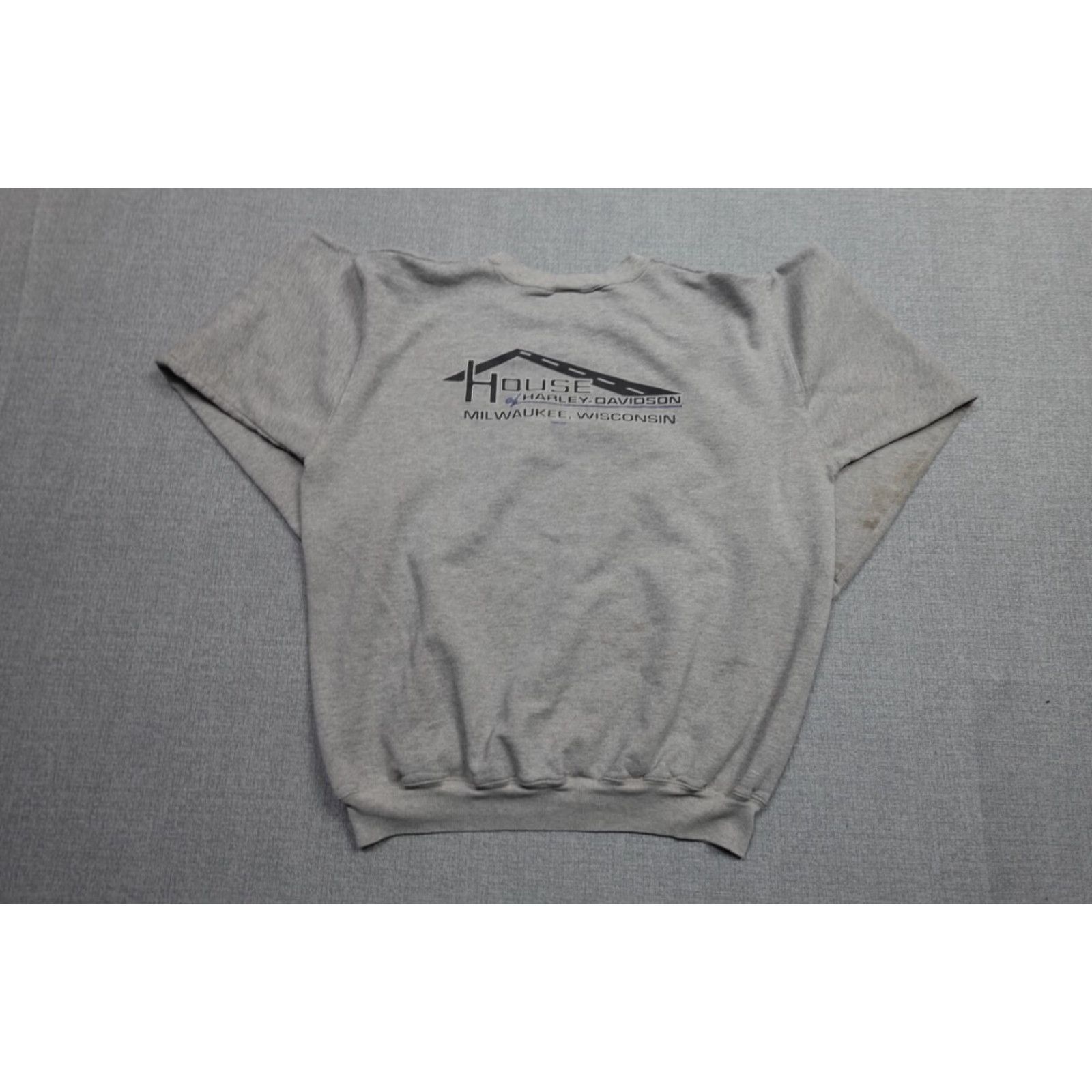 Carhartt Vintage Carhartt Harley Davidson Sweatshirt Mens L Gray Logo Motorcycle Biker Pullover Crewneck Size US L / EU 52-54 / 3 - 7 Thumbnail