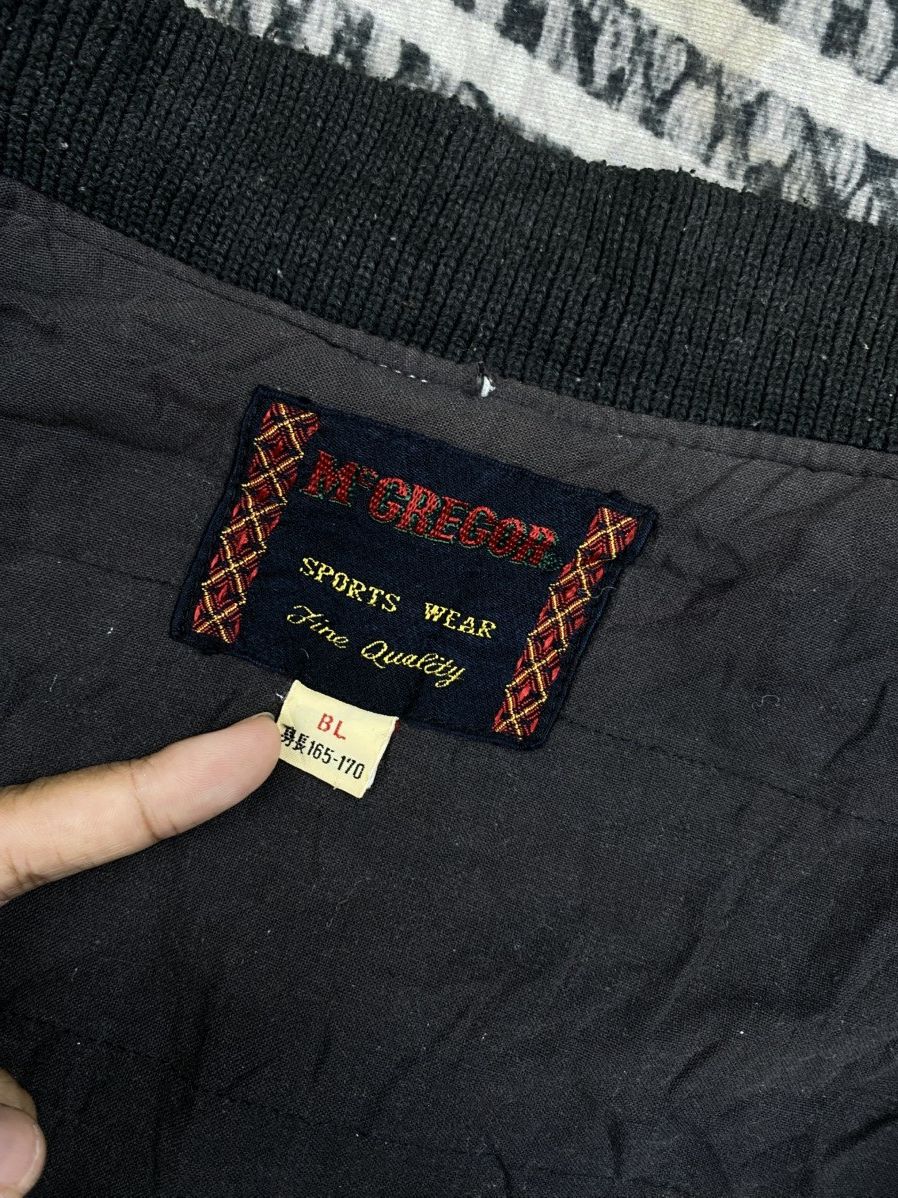 McGregor Vintage 90s McGregor Denim Big Spell On Sleeve Bomber Jacket Size US M / EU 48-50 / 2 - 11 Thumbnail
