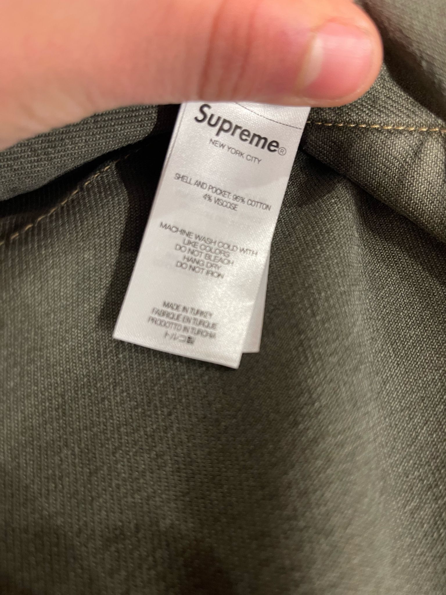 Supreme Supreme 2-Tone Paneled Denim Jacket Size US L / EU 52-54 / 3 - 6 Thumbnail