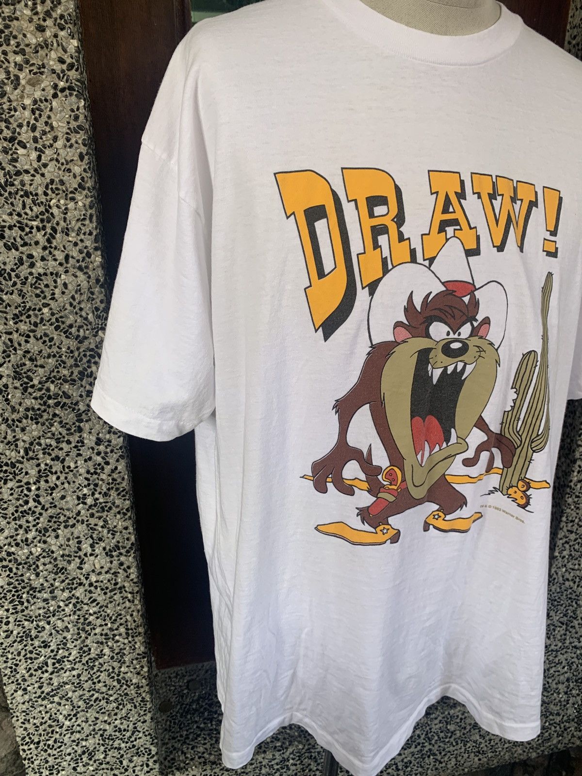 Vintage × Warner Bros Vintage 90s Warner Bros Tazmanian Devil / TAZ Looney Tunes Size US XL / EU 56 / 4 - 5 Thumbnail