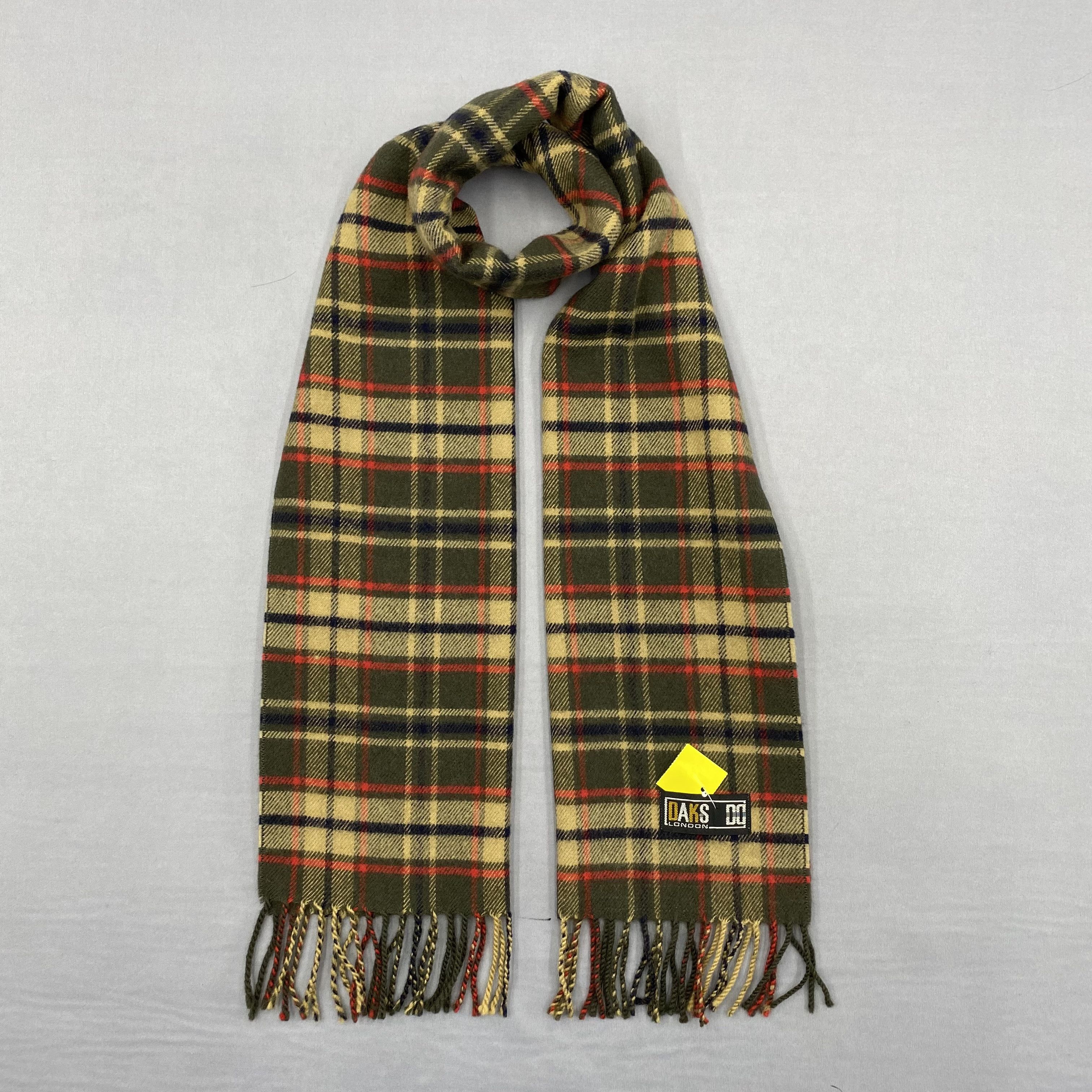 DAKS Vintage DAKS London Scarf Muffler Wool Cashmere Scarves Size ONE SIZE - 1 Thumbnail