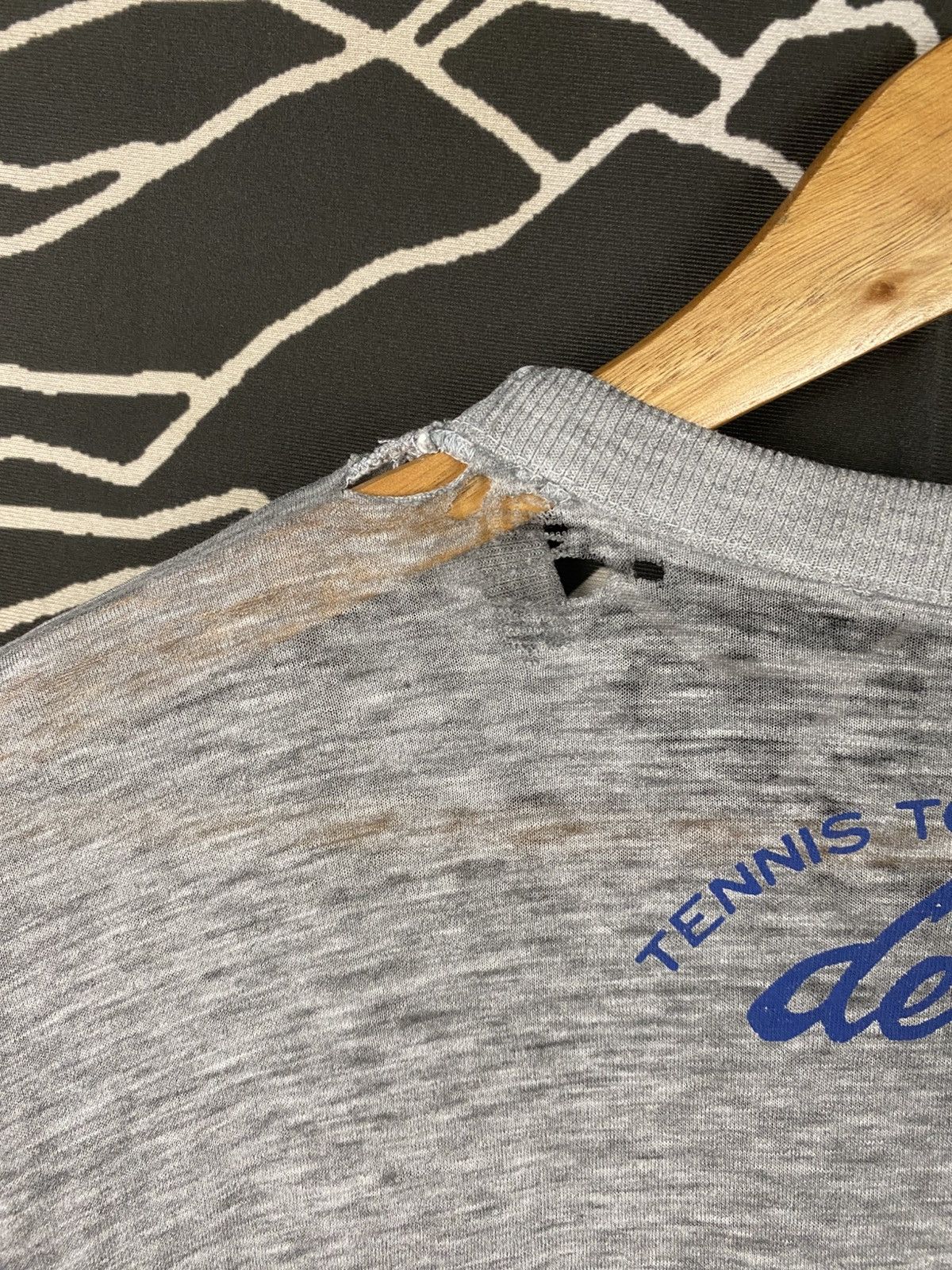 Vintage 90s All Japan Soft Tennis Tournament Tee -Perfectly Thrashed Size US L / EU 52-54 / 3 - 9 Thumbnail