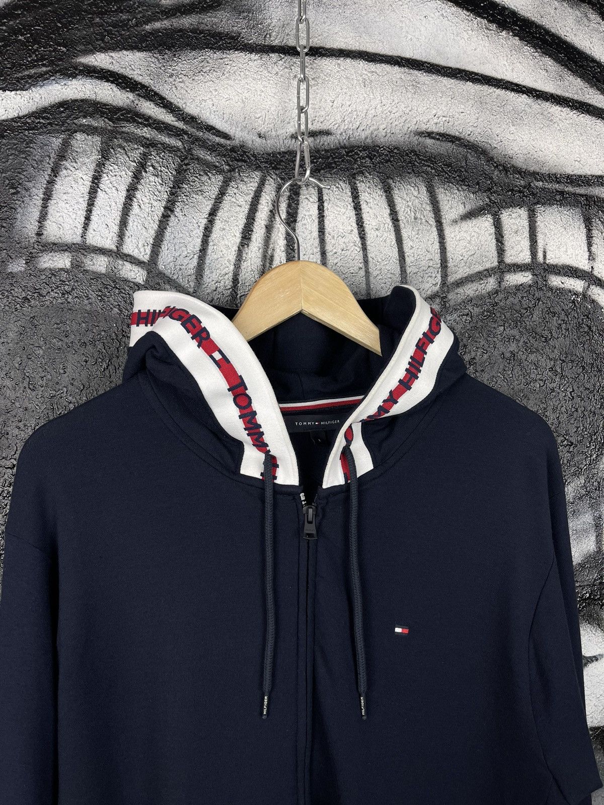 Tommy Hilfiger Tommy Hilfiger Full Zip Dark Blue Hoodie Men’s Size Large Size US L / EU 52-54 / 3 - 6 Thumbnail