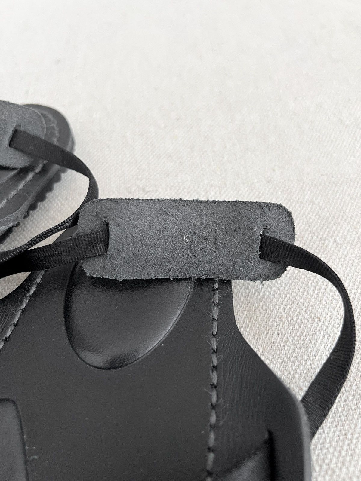Hender Scheme Devise Strap Black Leather Sandals Size US 8.5 / EU 41-42 - 7 Thumbnail