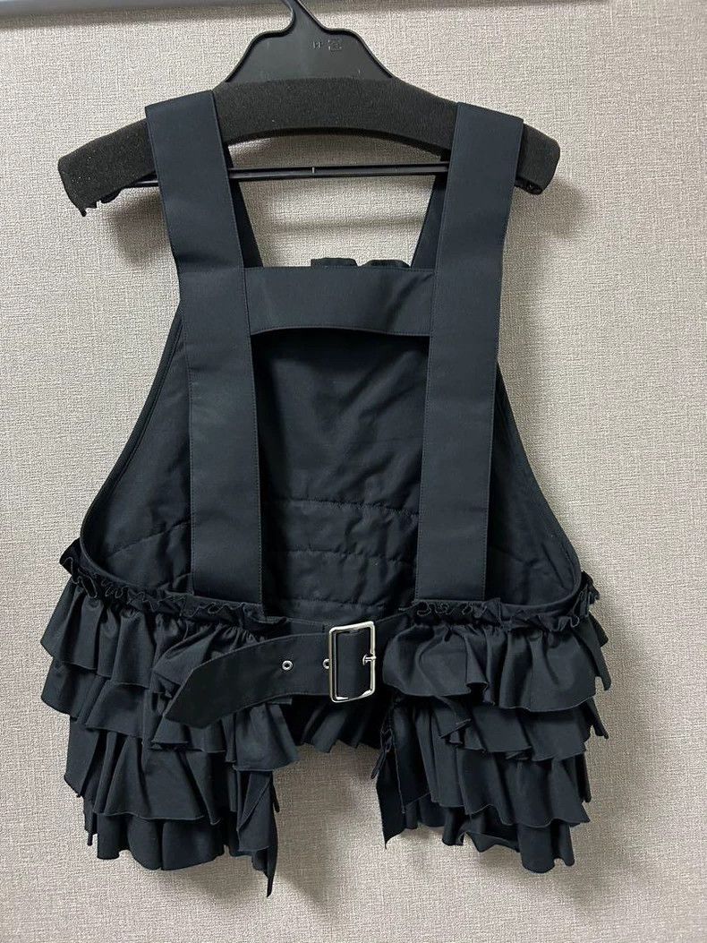 Comme des Garcons Comme Des Garcons Ninomiya Kei Black Pleated Vest Size XS / US 0-2 / IT 36-38 - 2 Thumbnail