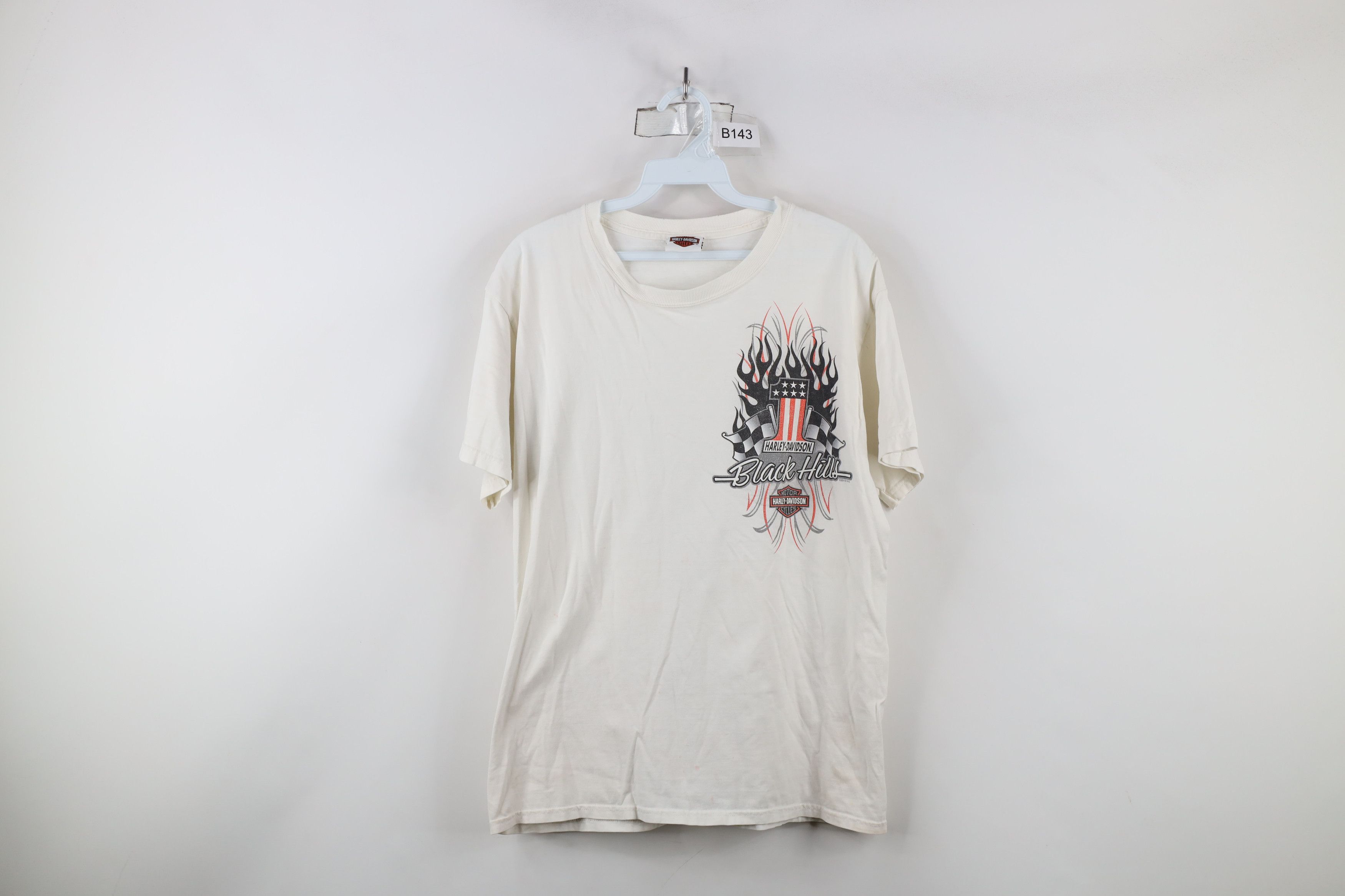 Harley Davidson × Vintage Vintage Y2K Harley Davidson Tribal Fire Flames T-Shirt Size US M / EU 48-50 / 2 - 1 Thumbnail