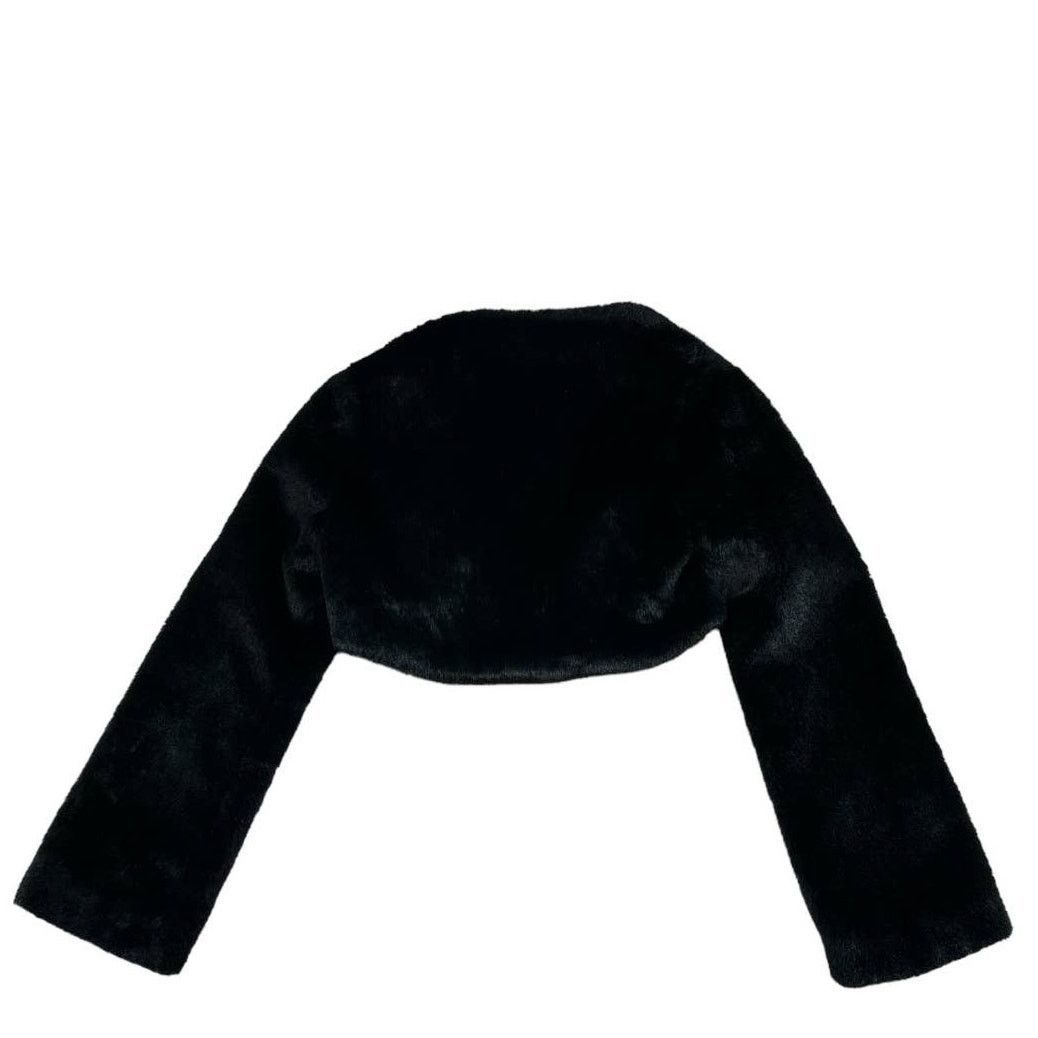 NBDN Nobrandedon Wet Seal Black Cape Jacket | Size S Size S / US 4 / IT 40 - 2 Thumbnail