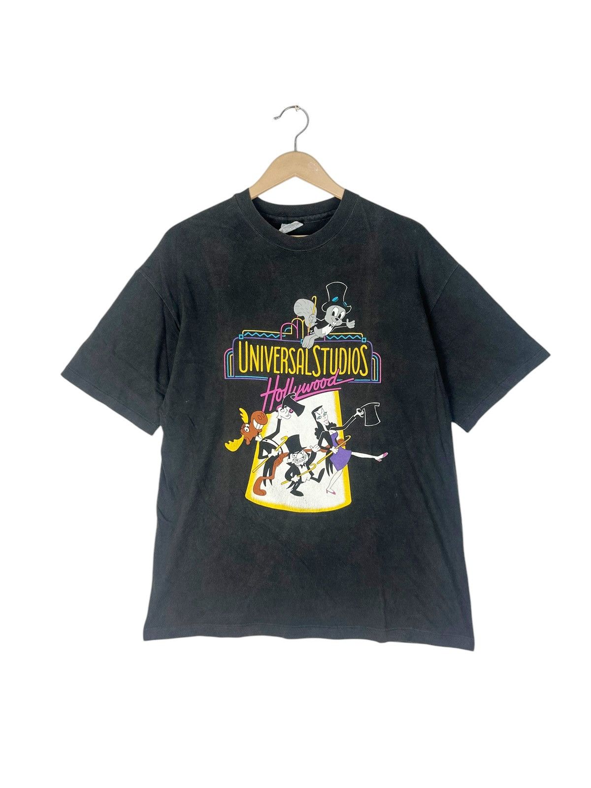 Universal Studios × Vintage Vintage 90s Rocky And Bullwinkle By Universal Studio Size US L / EU 52-54 / 3 - 1 Thumbnail