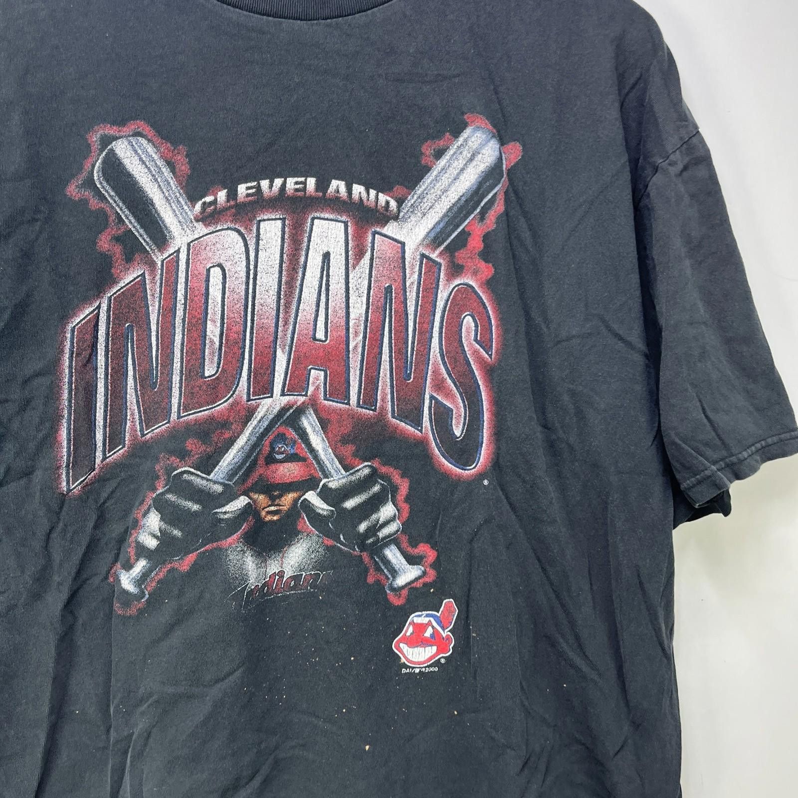 Vintage Vintage Cleveland Indians MLB T Shirt XL Size ONE SIZE - 2 Thumbnail