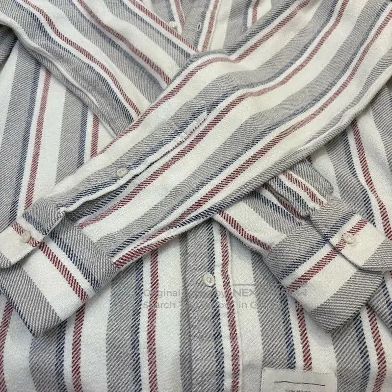Thom Browne Thom Browne Men's Colorblock Striped Long Sleeve Shirt . Size US M / EU 48-50 / 2 - 5 Thumbnail
