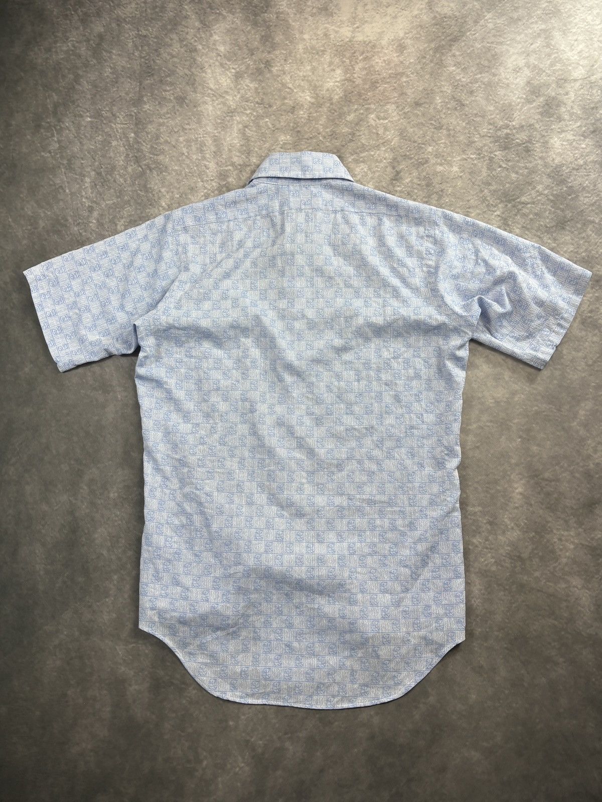Vintage 1970s Enro Shortsleeve Shirt True Vintage Perma Press Summer Size US S / EU 44-46 / 1 - 8 Thumbnail