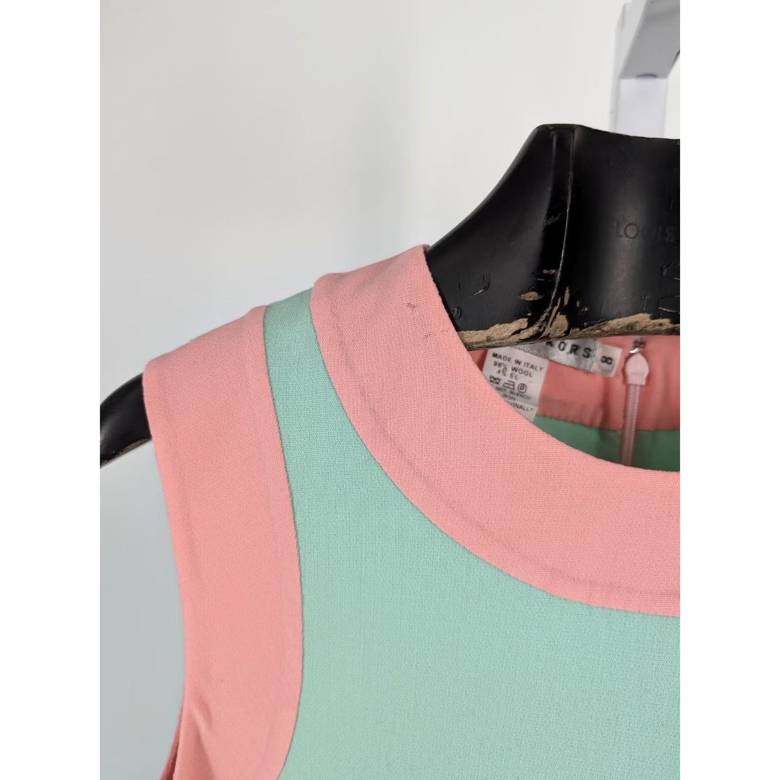 Michael Kors VINTAGE Michael Kors Dress Pencil Dress Womens 8 Pink Wool Stretch 35.5" Knee Length Italy Celine Sz 8 XS Size M / US 6-8 / IT 42-44 - 4 Thumbnail