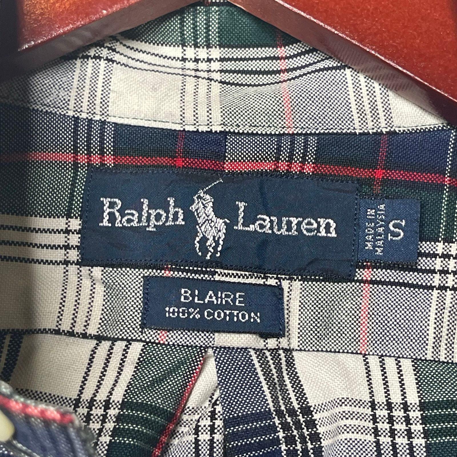 Ralph Lauren Ralph Lauren vintage Blaine green plaid cotton shirt sz S Size US S / EU 44-46 / 1 - 3 Thumbnail
