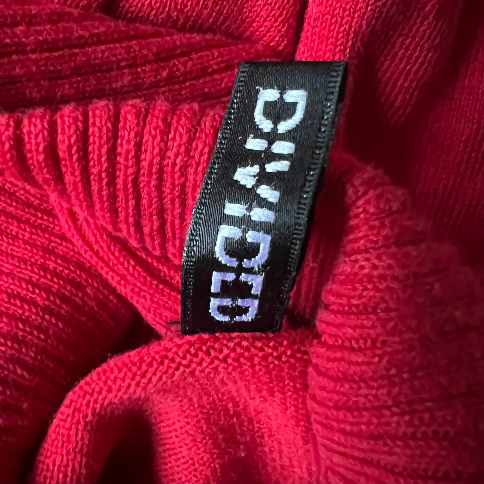 Divided Divided by H&M Red Turtle Neck Long Sleeve Top, 38 Size M / US 6-8 / IT 42-44 - 3 Thumbnail