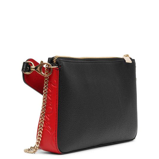 Christian Louboutin o1s1wg110126 Size: OS/Loubila Hybrid Pouch in Black Size ONE SIZE - 3 Thumbnail