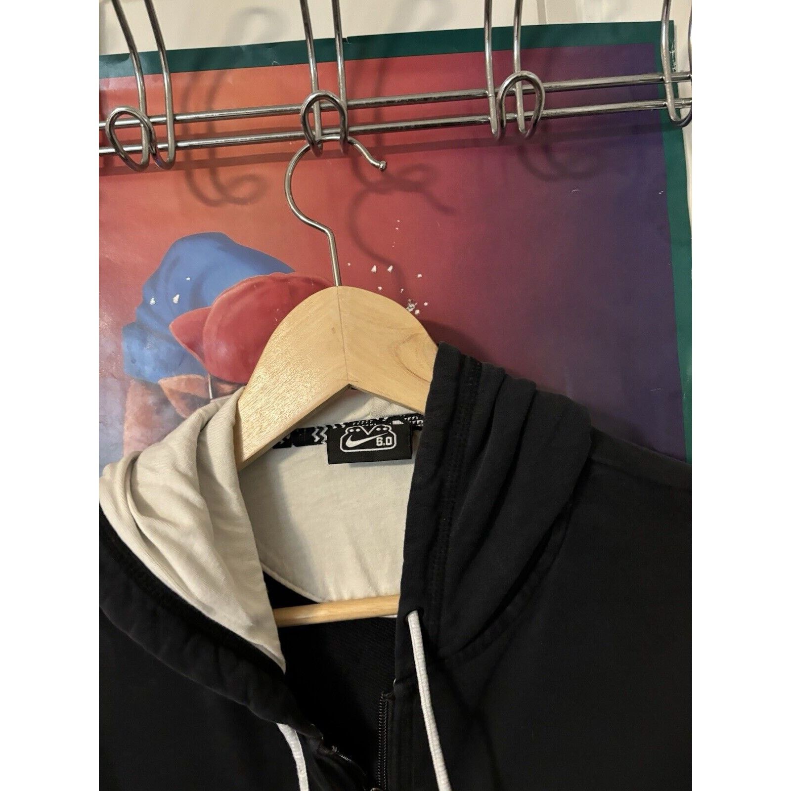 Nike Vintage nike black 6.0 Zip up pullover jacket size Unknown Size US M / EU 48-50 / 2 - 5 Thumbnail