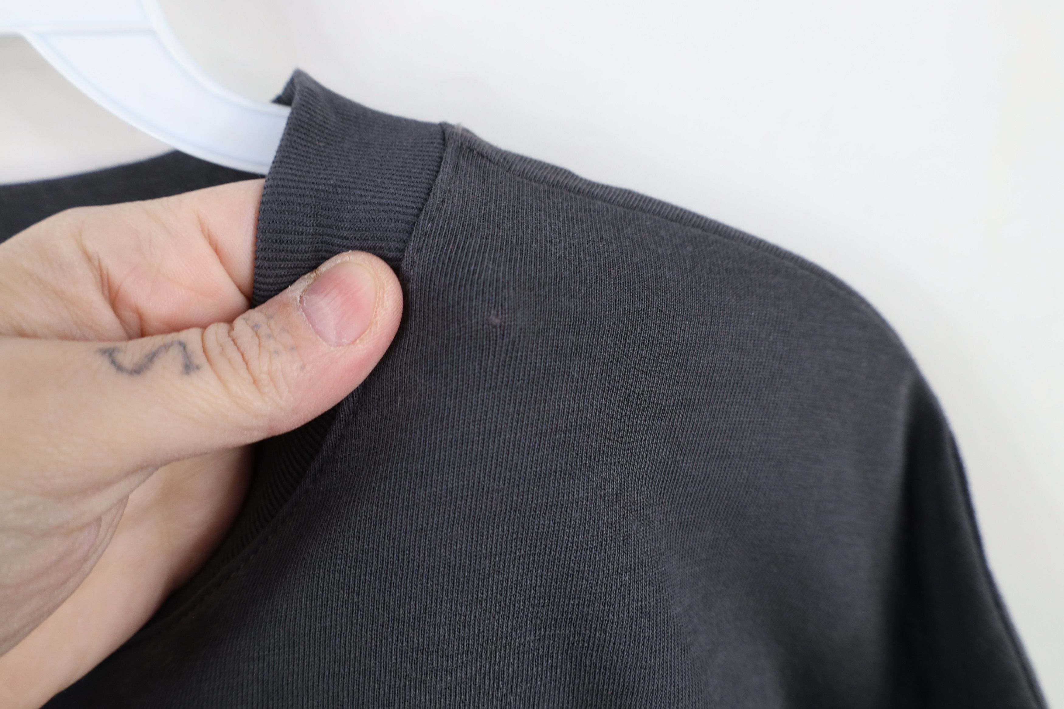 Madewell × Vintage Madewell Supima Cotton Essential Long Sleeve T-Shirt Gray Size S / US 4 / IT 40 - 6 Thumbnail