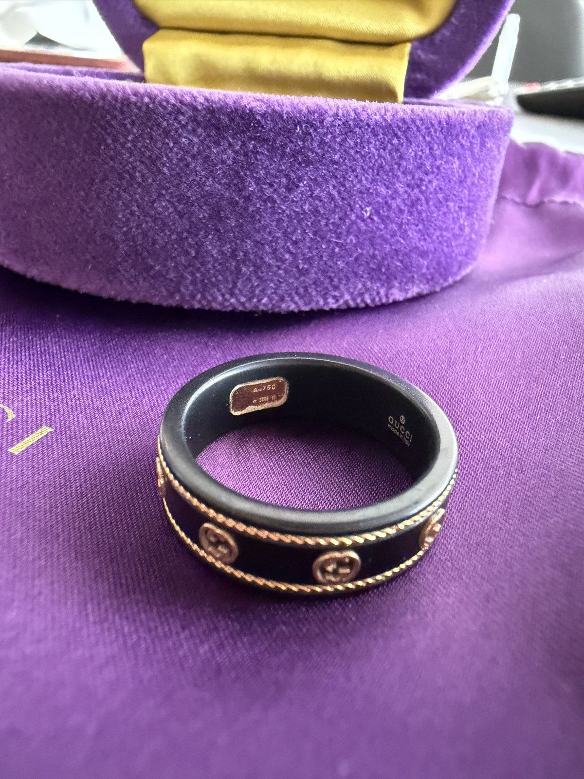 Gucci Gucci Icon Ring 18k Yellow Gold Size ONE SIZE - 7 Thumbnail