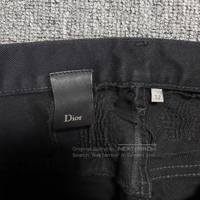 Dior Dior Black rotten destroyed jeans Size US 32 / EU 48 - 4 Thumbnail