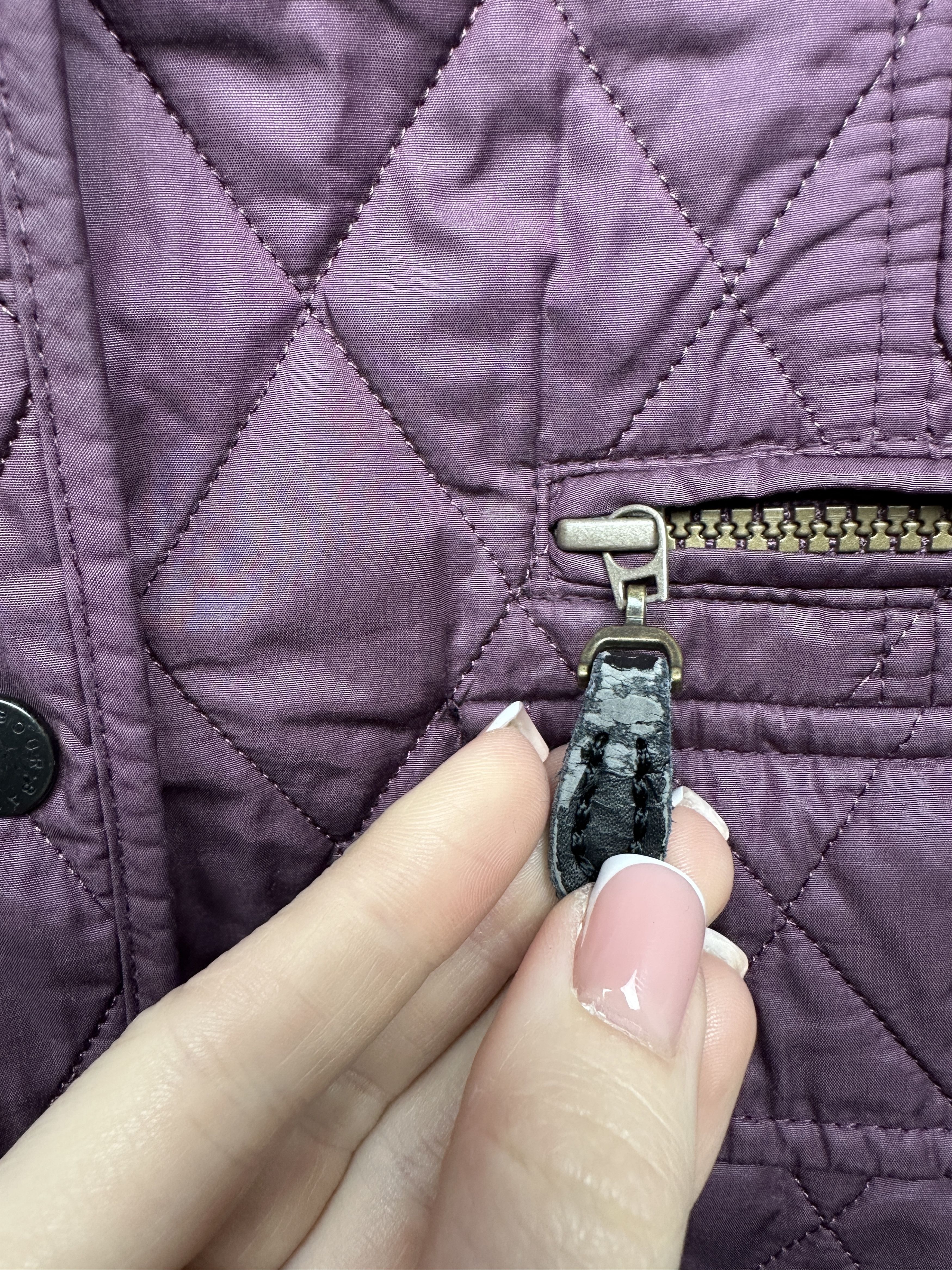 Barbour × Vintage Barbour Womens Vintage Cynthia Sheen Quilted Jacket Size M / US 6-8 / IT 42-44 - 4 Thumbnail