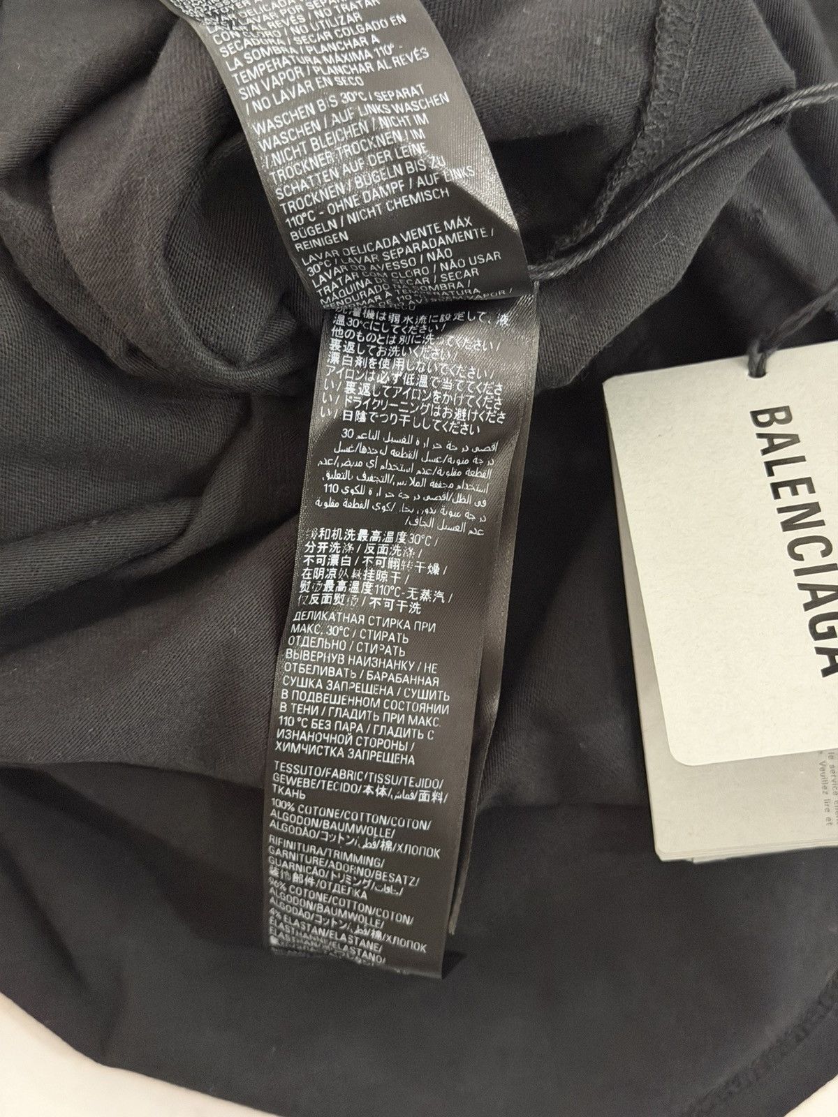 Balenciaga Balenciaga Graffiti Tshirt Black Sz.1 Oversized Size US S / EU 44-46 / 1 - 11 Thumbnail
