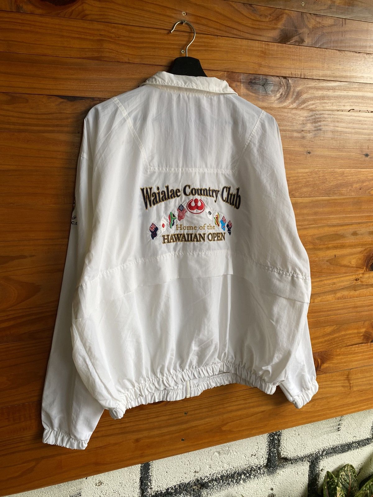 Vintage Vintage 80s Waialae Country Club Hawaiian Open Golf Jacket Size US XL / EU 56 / 4 - 14 Thumbnail