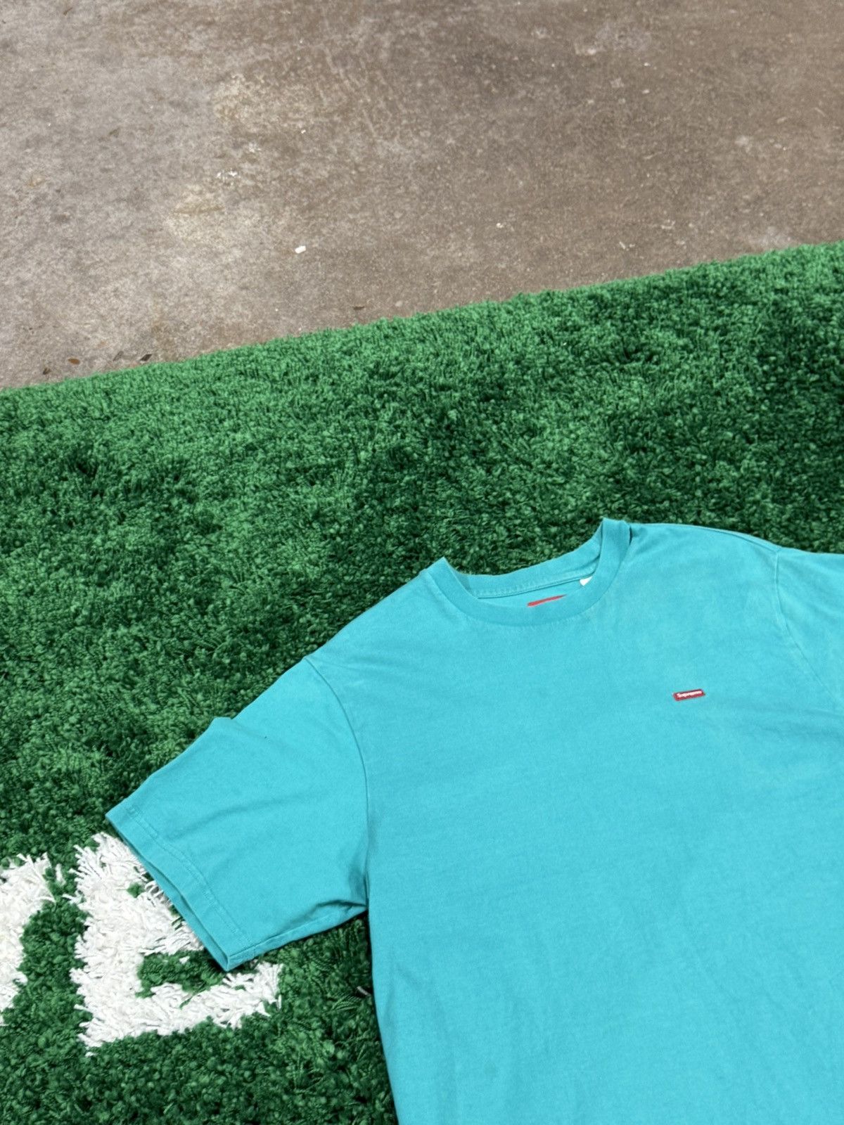 Supreme Supreme Small Box Tee FW22 Teal Medium Mini Cut Sewn Size US M / EU 48-50 / 2 - 2 Thumbnail
