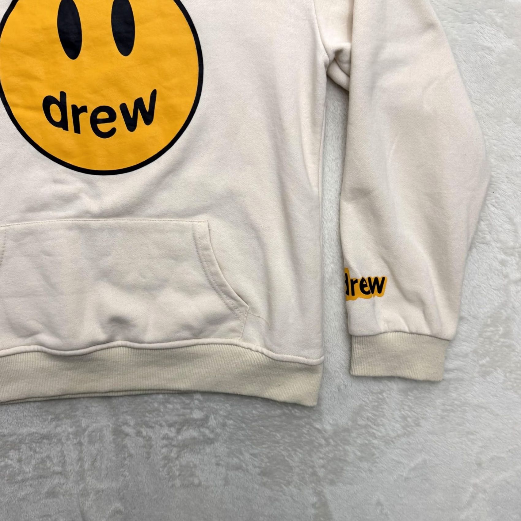 Drew House Drew House Hoodie Mens M White Graphic Print Pullover Crew Neck Long Sleeve Fleece Pocketed Size US M / EU 48-50 / 2 - 5 Thumbnail
