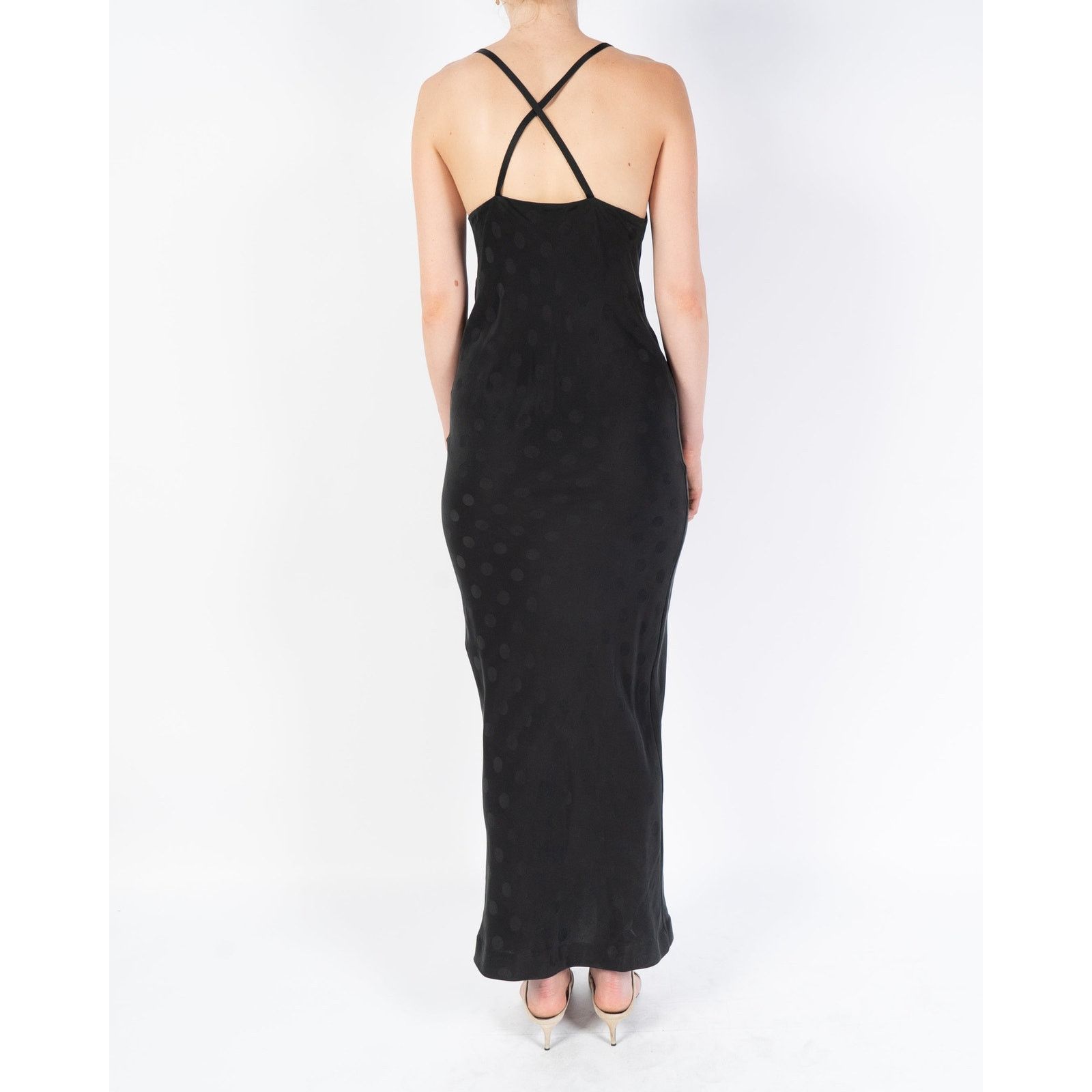 Haider Ackermann FW19 Black Polkadot Silk Dress Size S / US 4 / IT 40 - 4 Thumbnail