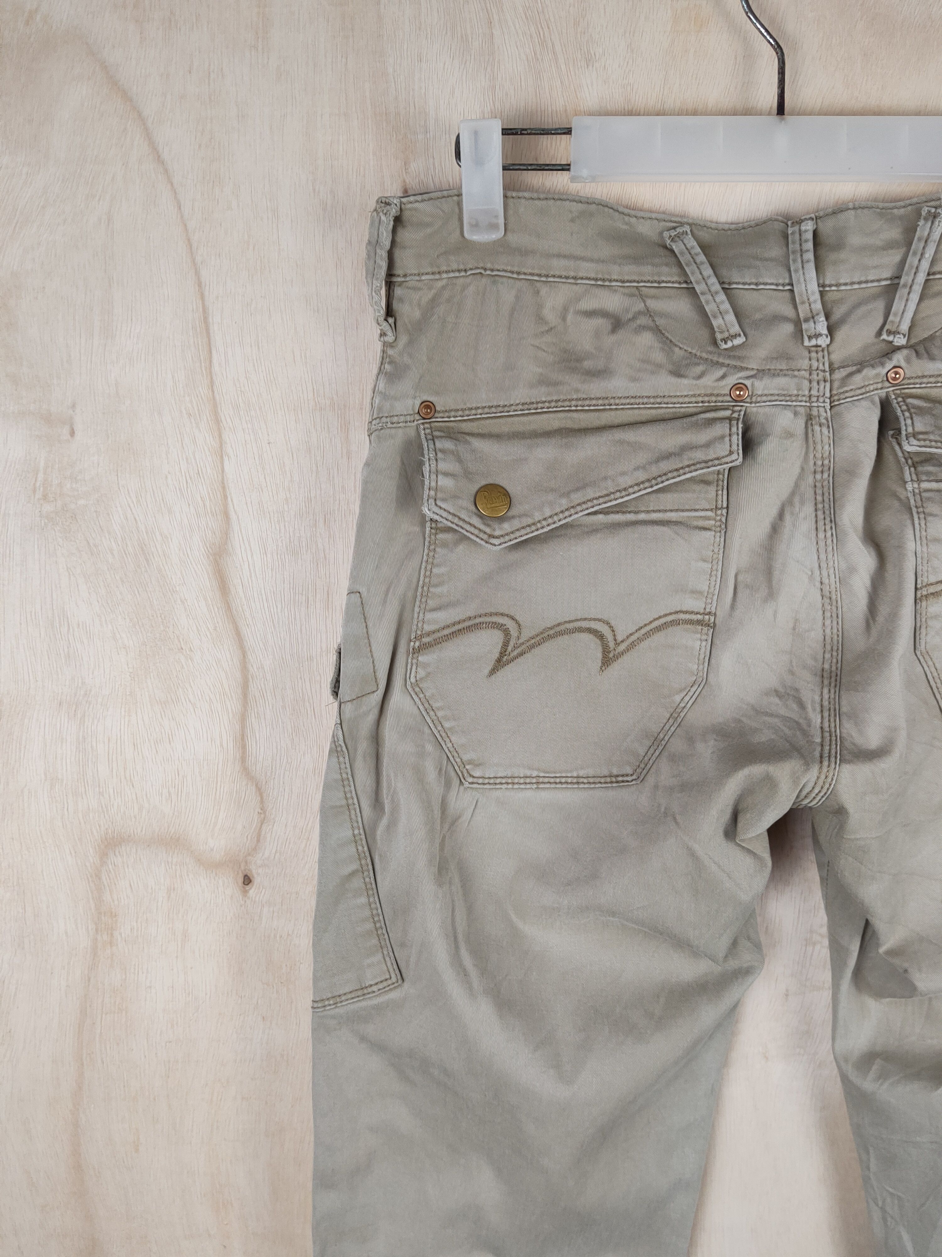Edwin Edwin Beige Faded Multipocket Tactical Cargo Pants #S2446 Size US 31 - 8 Thumbnail