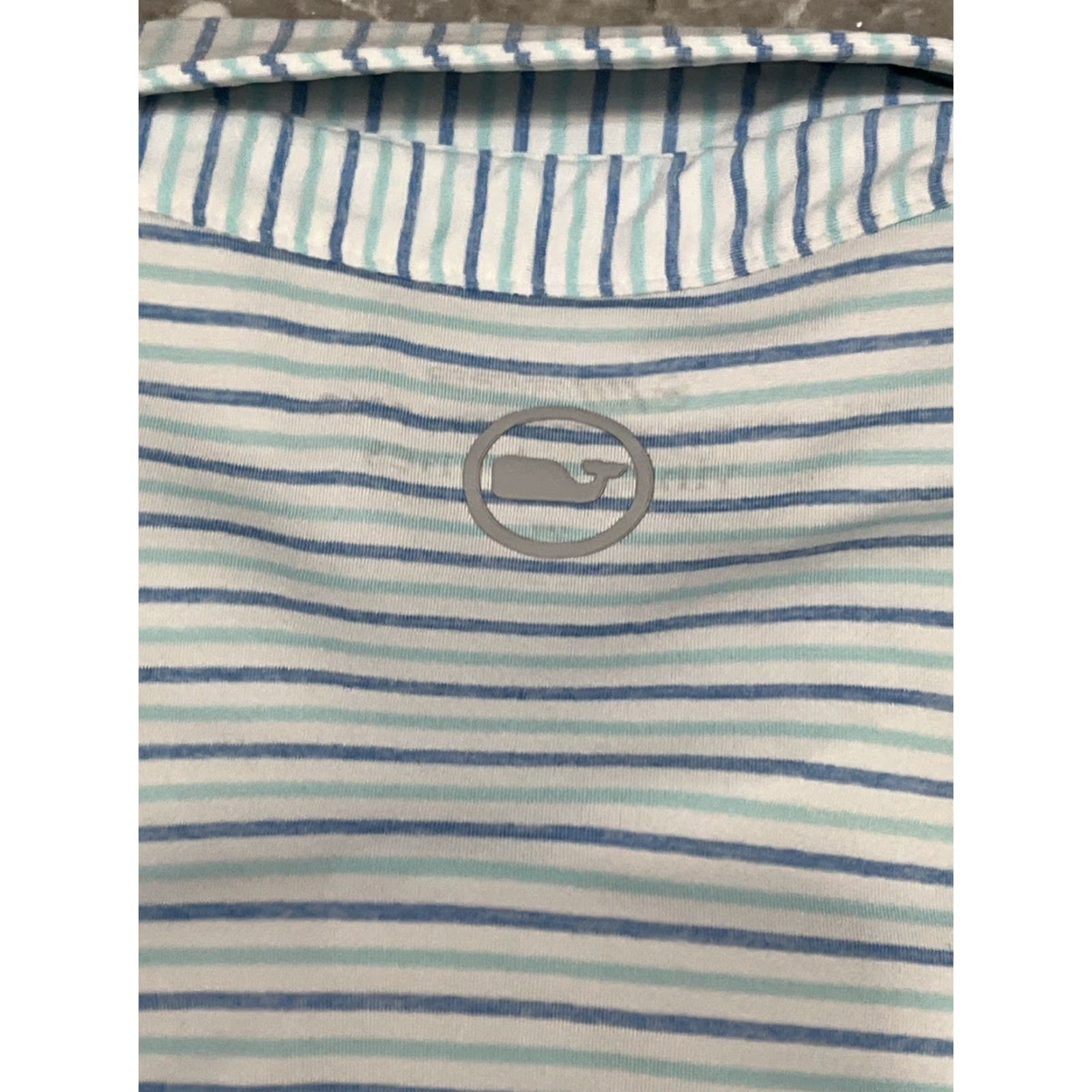 Vineyard Vines Vineyard Vines Polo Shirt Striped XL Multicolor Short Sleeve On-The-Go Sankaty Performance Shirt Men's Polo Size US XL / EU 56 / 4 - 7 Thumbnail