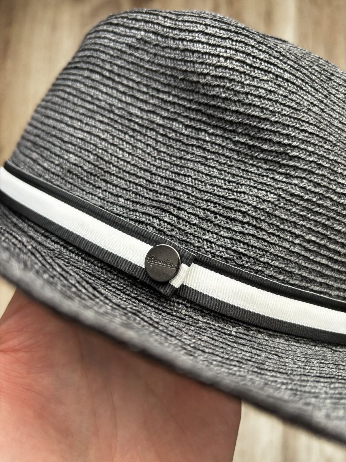 Borsalino Borsalino Fedora Hat 100% Hemp Canapa Made in Italy Size 57 Size ONE SIZE - 3 Thumbnail