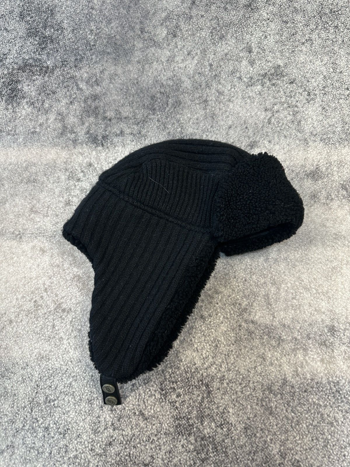 Ugg Y2K Vintage UGG Fur Ushanka Black Hat Streetwear Opium Rare Size ONE SIZE - 3 Thumbnail