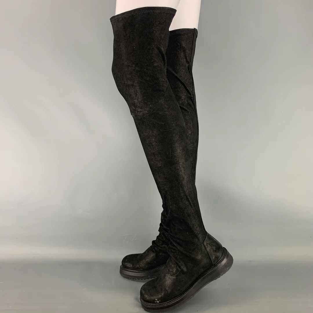 Rick Owens Rick Owens FW15 Sphinx Creeper High Knee Boots Size US 8 / IT 38 - 17 Thumbnail