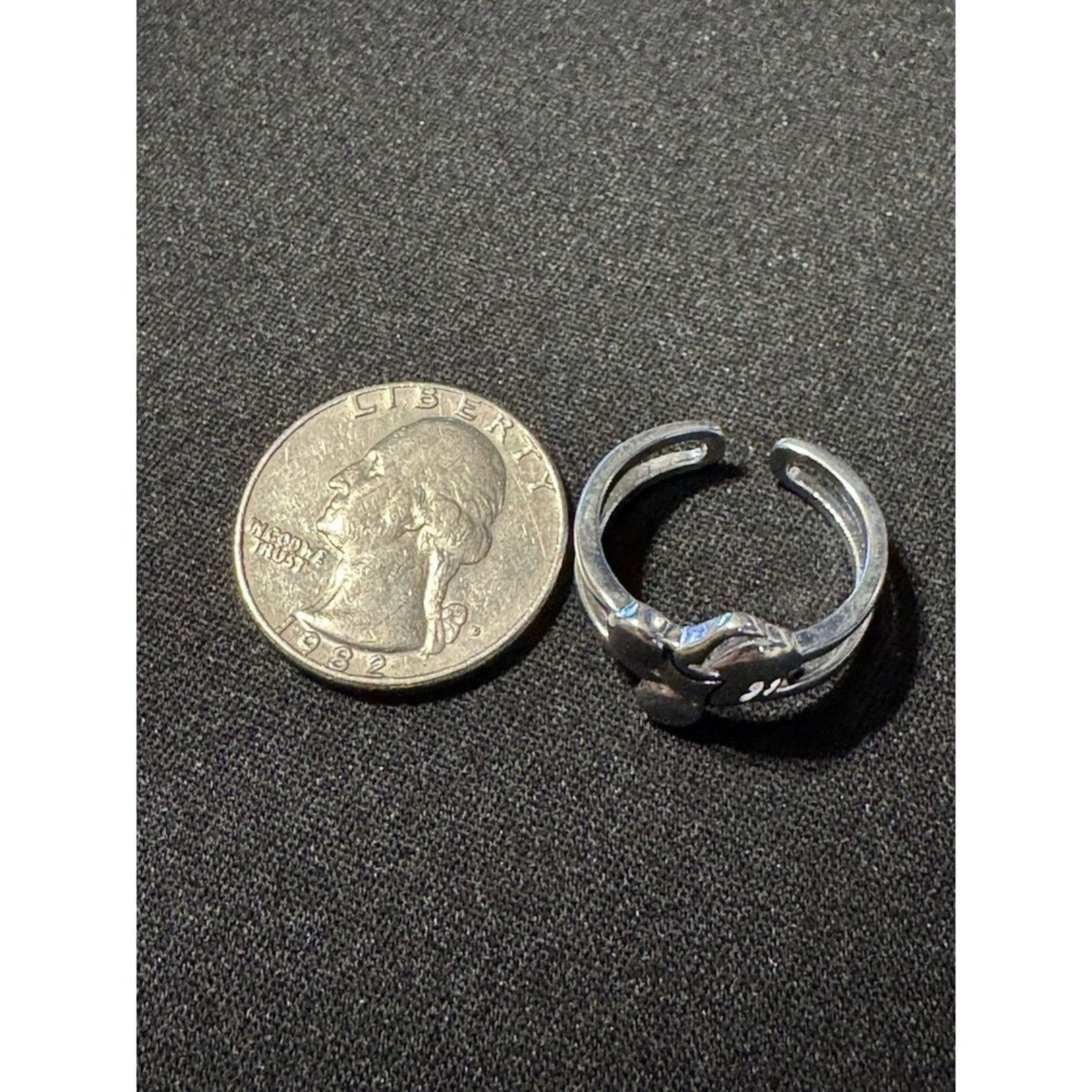 Disney 925 Sterling Silver Disney Mickey Mouse Ring Size 7 Size ONE SIZE - 4 Thumbnail