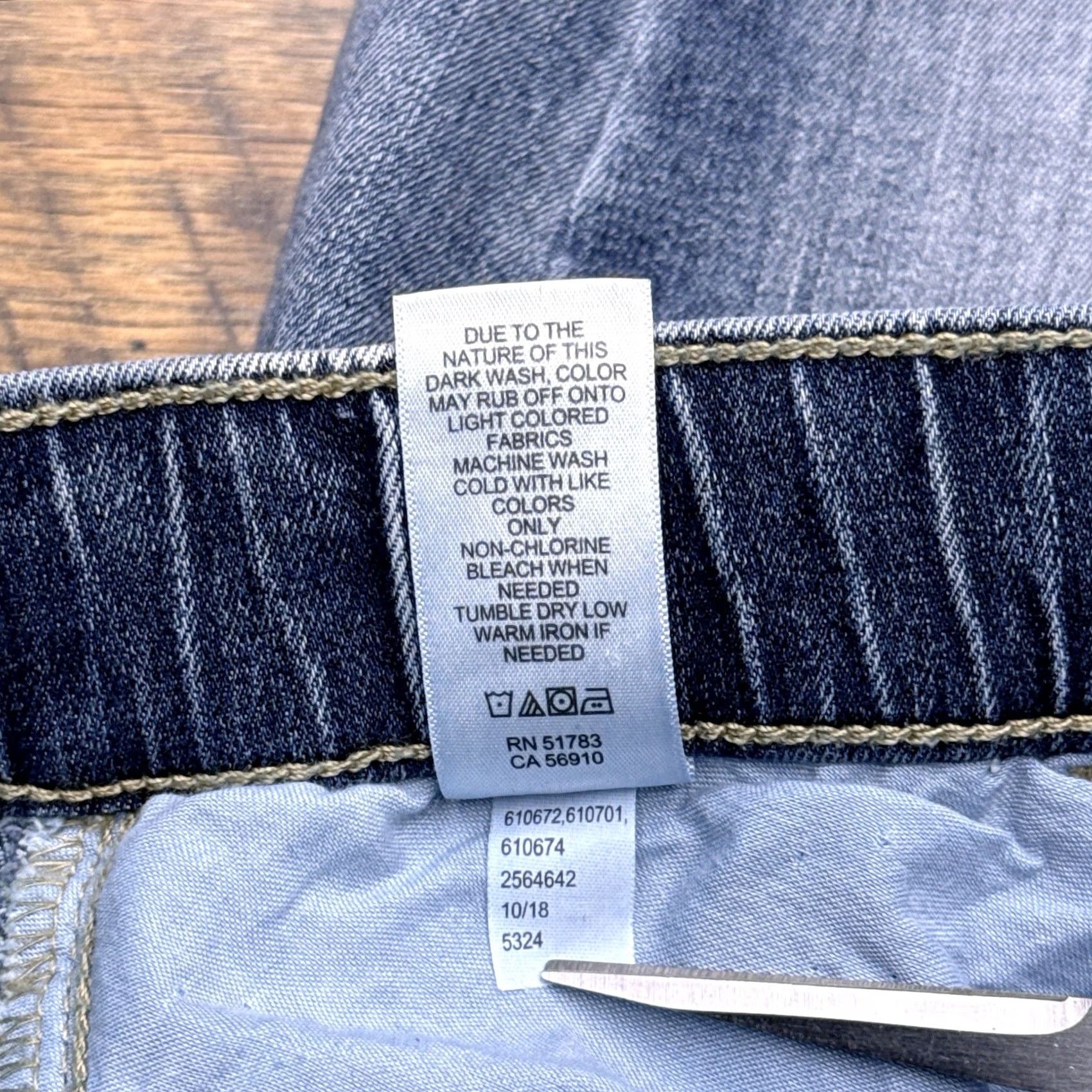 Vintage Maurices M Jeans Jegging Womens Extra Large Super High Rise Stretch New Size 40" / US 18 - 7 Thumbnail