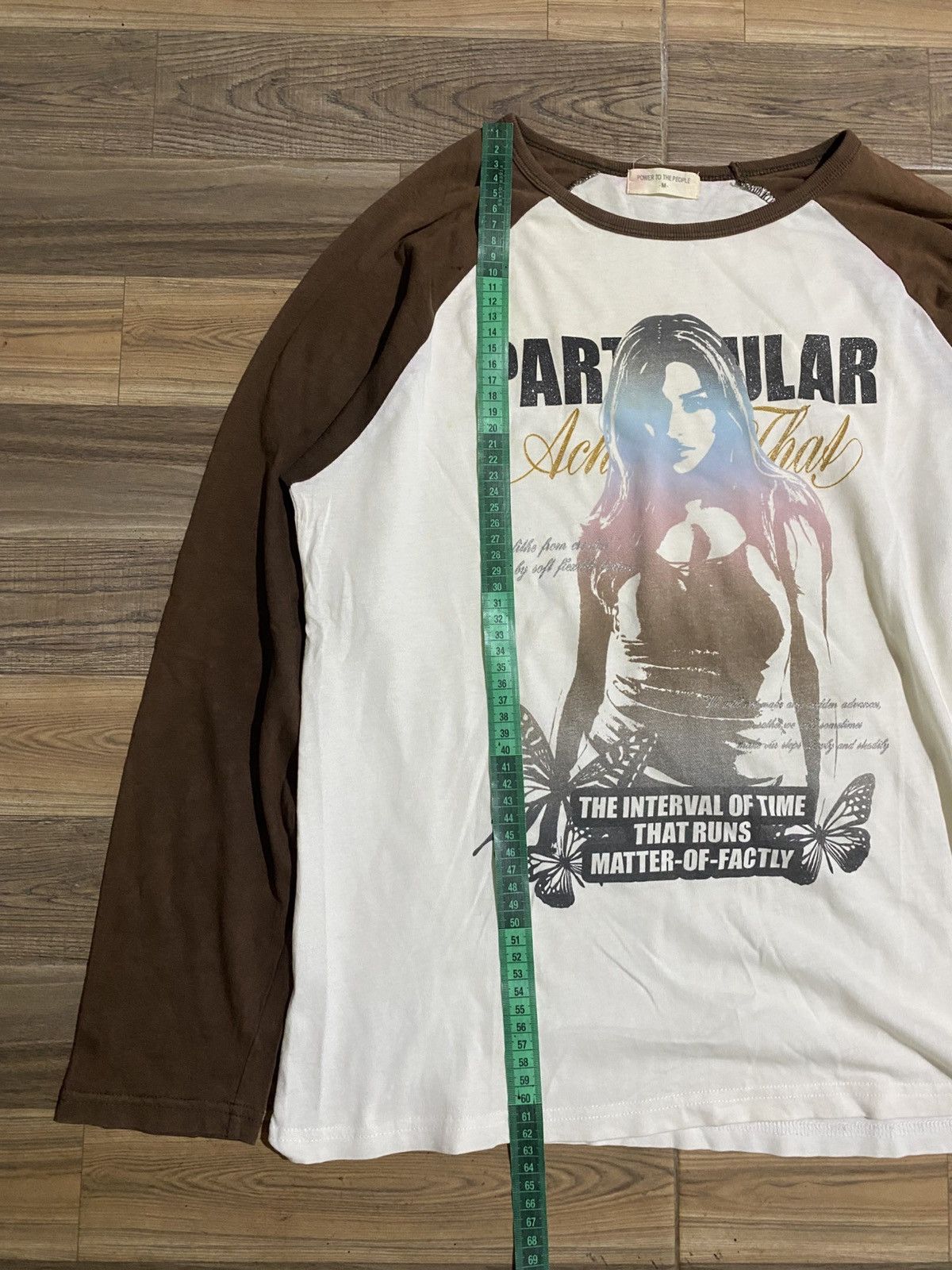 Japanese Brand × Vintage THE INTERVAL OF TIME THAT RUNS MATTER OF FACTLY LONG SLEEVE Size US M / EU 48-50 / 2 - 7 Thumbnail