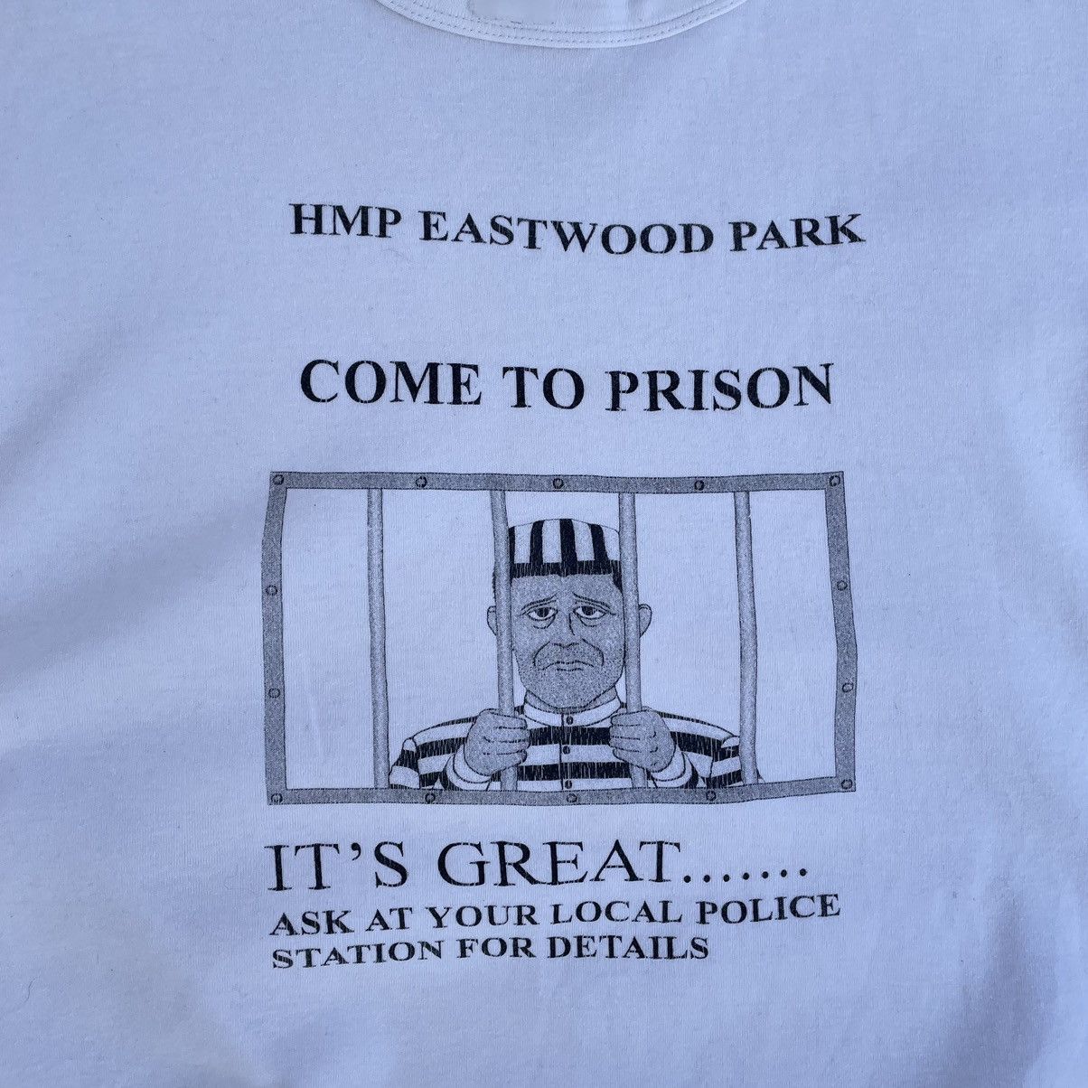 Vintage Vintage T-shirts Joke Humour Prison Y2K 90s USA Style Size US XXL / EU 58 / 5 - 6 Thumbnail