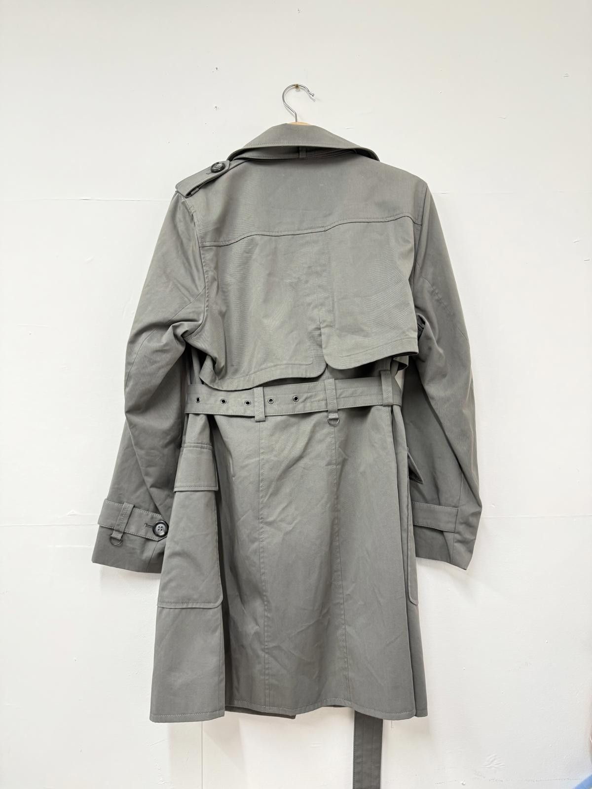 Other Mint Velvet Grey Double-Breasted Trench Coat Size 16 Size XL / US 12-14 / IT 48-50 - 4 Thumbnail