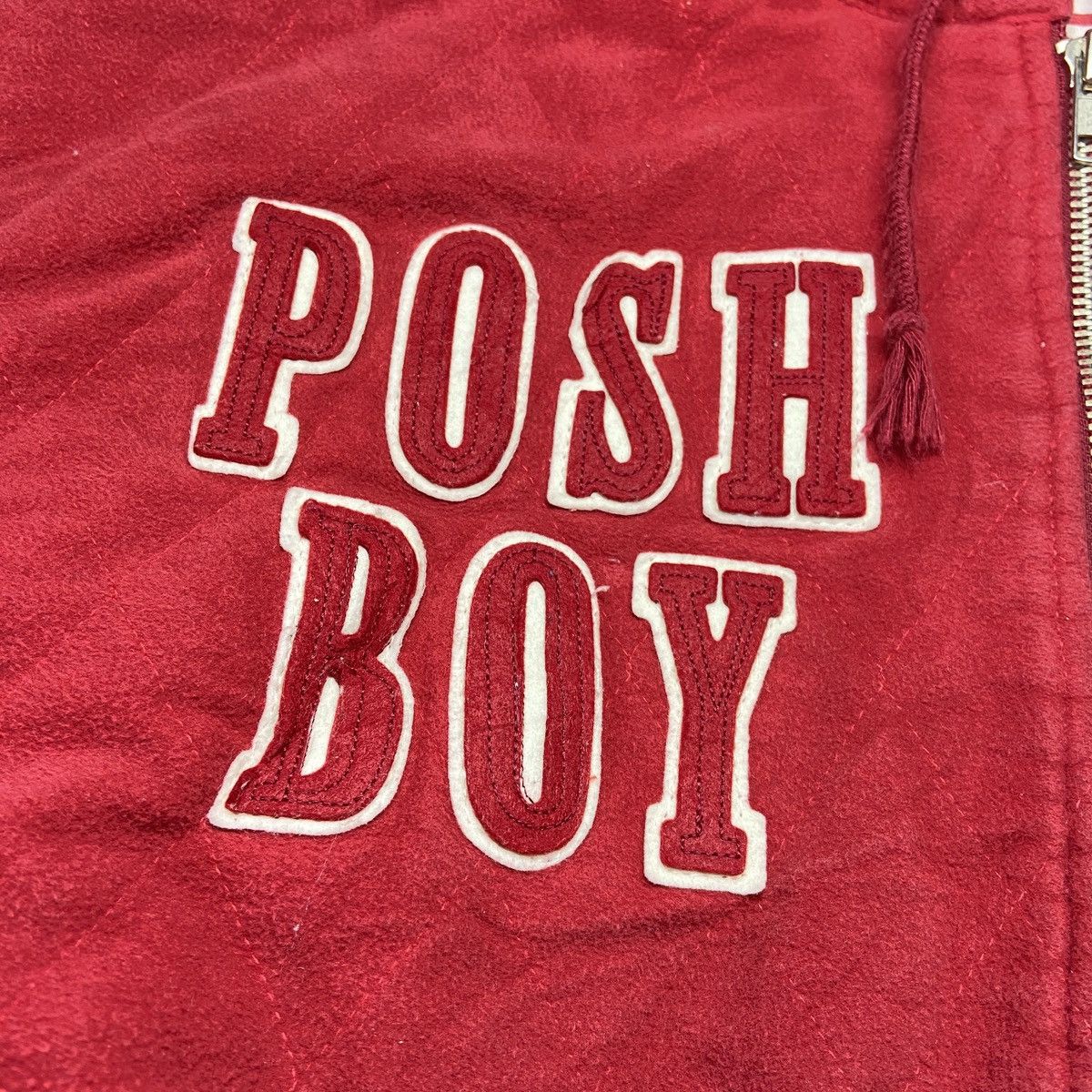 Japanese Brand × Vintage Vintage Posh Boy Bomber Hoodie Size US XL / EU 56 / 4 - 5 Thumbnail
