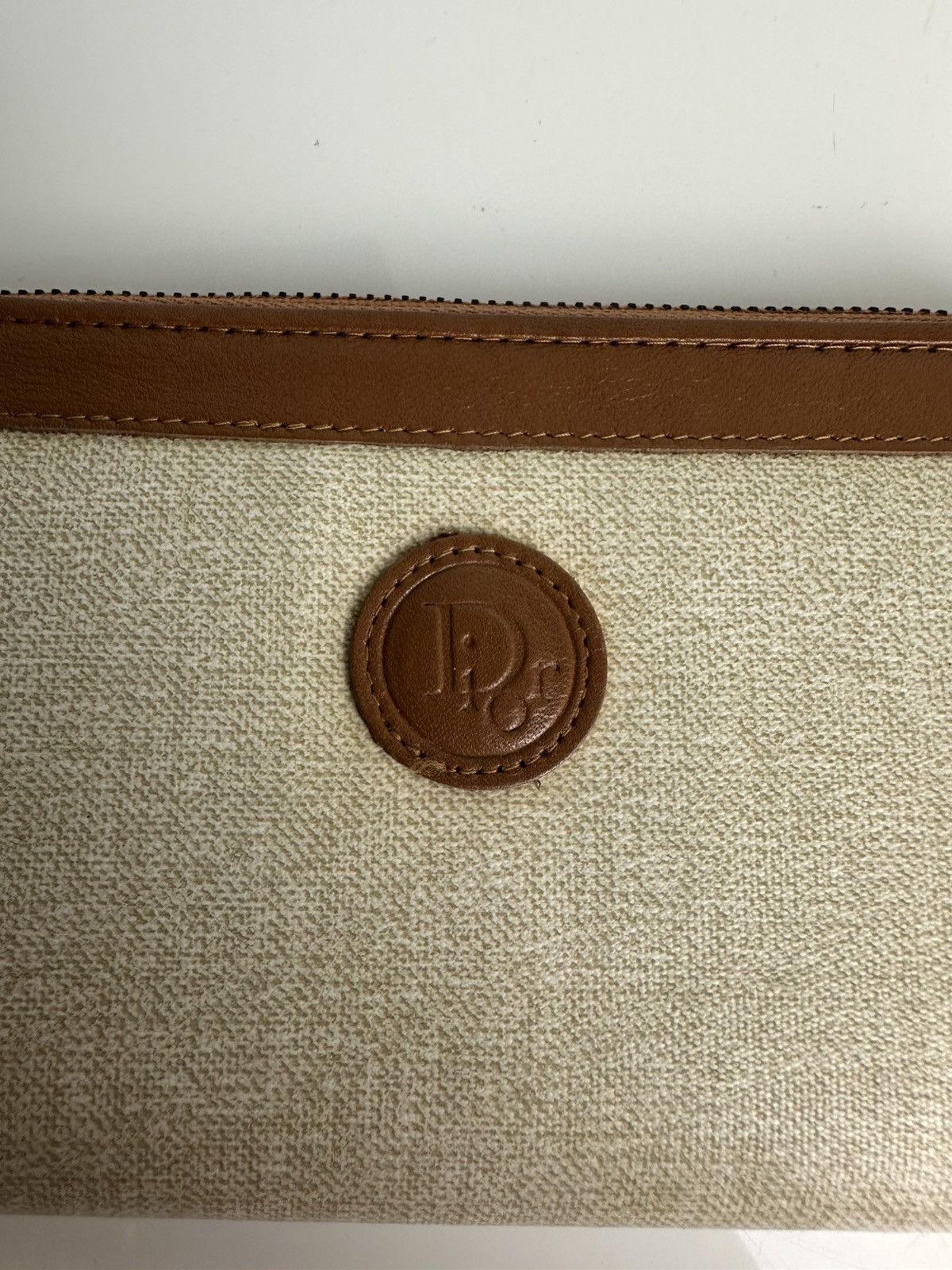 Christian Dior Vintage Zip Long Wallet