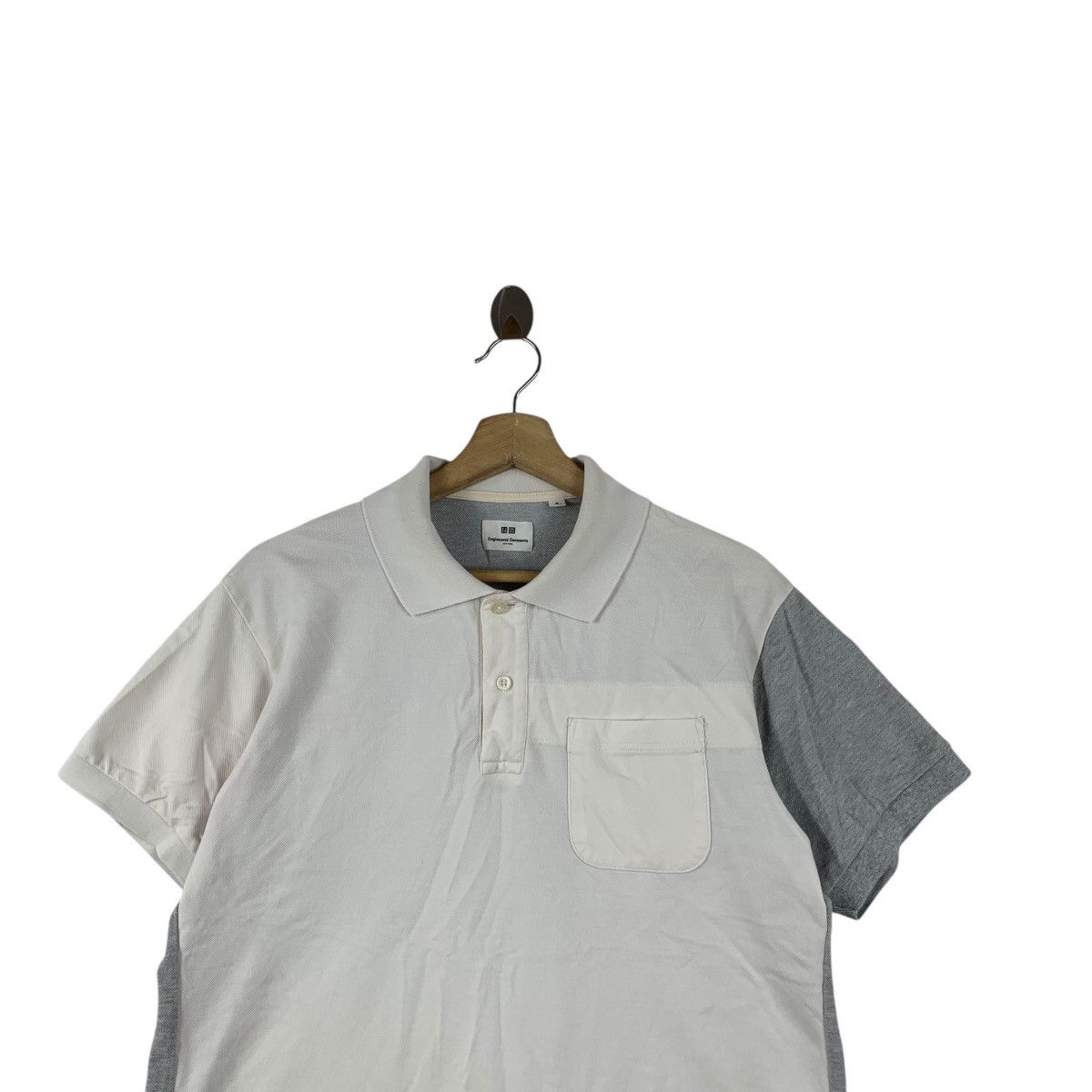 Engineered Garments ENGINEERED GARMENTS x UNIQLO Patchwork Polo Tee Shirt Top Size US M / EU 48-50 / 2 - 2 Thumbnail