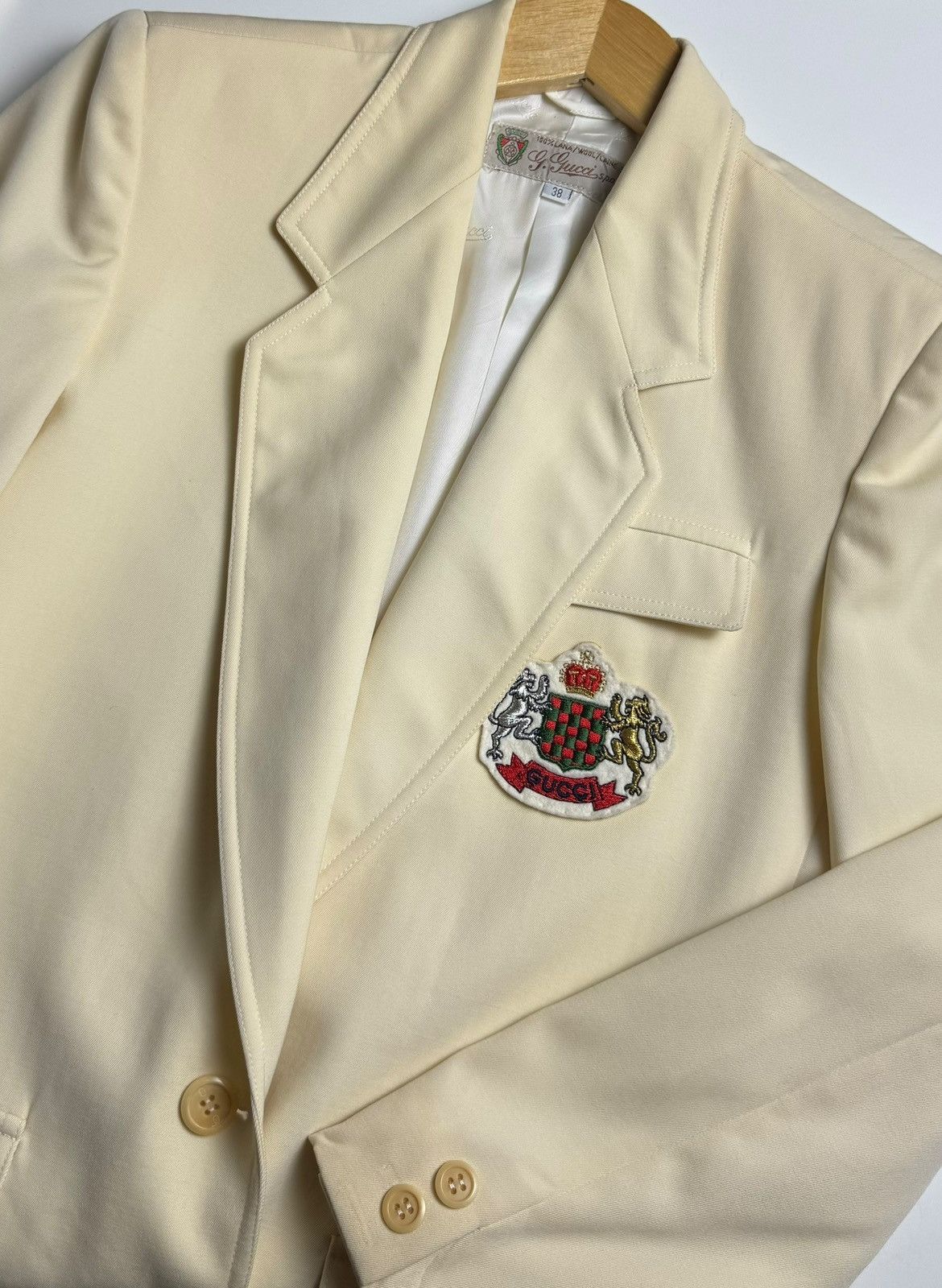 Gucci Gucci 1970’s Vintage Off White Blazer Size XS / US 0-2 / IT 36-38 - 6 Thumbnail