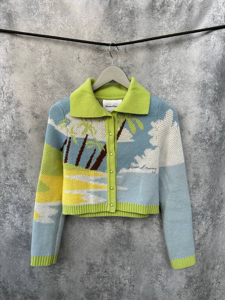 House of Sunny House of Sunny Day Dreamer Cardigan Knit Acrylic Sweater Size S / US 4 / IT 40 - 1 Thumbnail