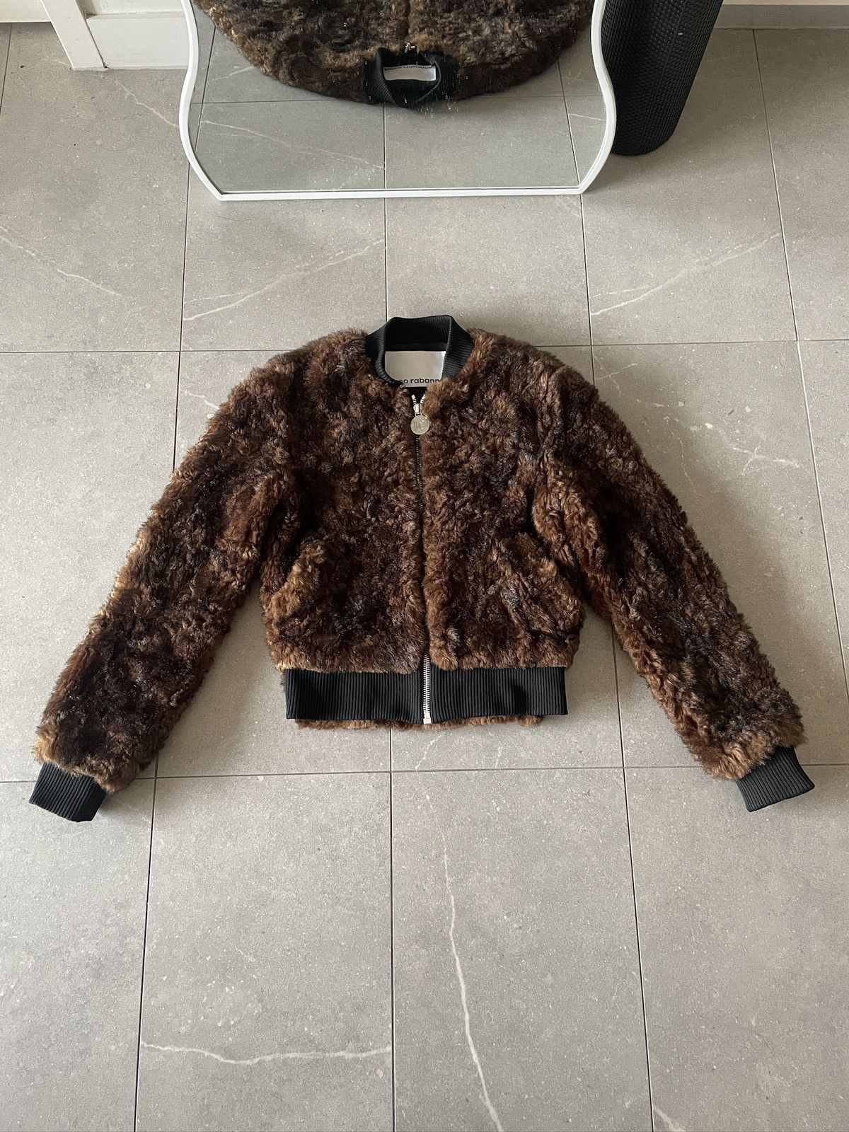 Paco Rabanne Faux Fur Jacket